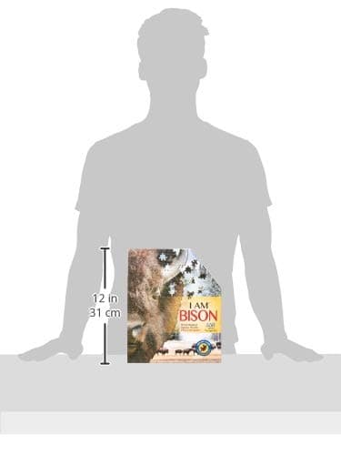 Madd Capp Puzzles - I AM Bison - 550 pieces - Animal Shaped Jigsaw Puzzle - Thumbnail 3
