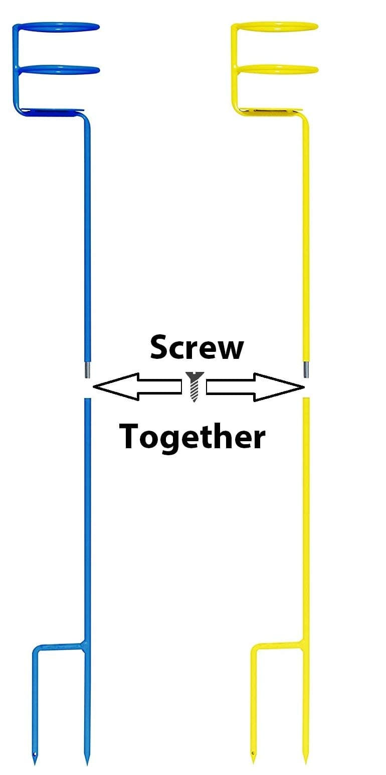 Decko OutDoor Decko, 2-Pack(30254), Yellow and Blue - Thumbnail 5