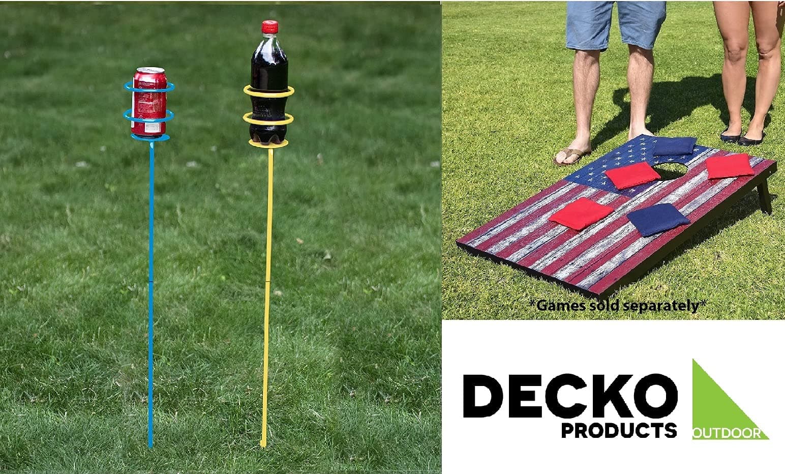 Decko OutDoor Decko, 2-Pack(30254), Yellow and Blue - Thumbnail 3