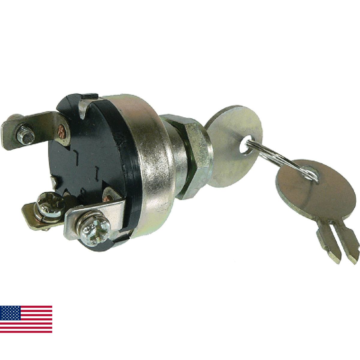 DB Electrical 240-22138 Massey Ferguson Key Switch Replacement For TO20 TO30 TO3 - Image 1