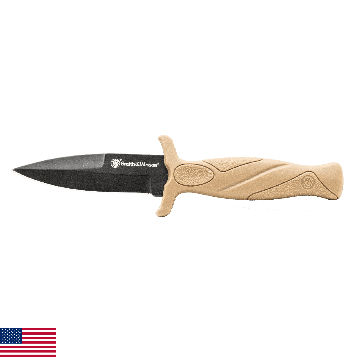 Smith & Wesson FDE 6.25in High Carbon S.S. Boot Knife with 2.75in Single Edge Bl - Image 1