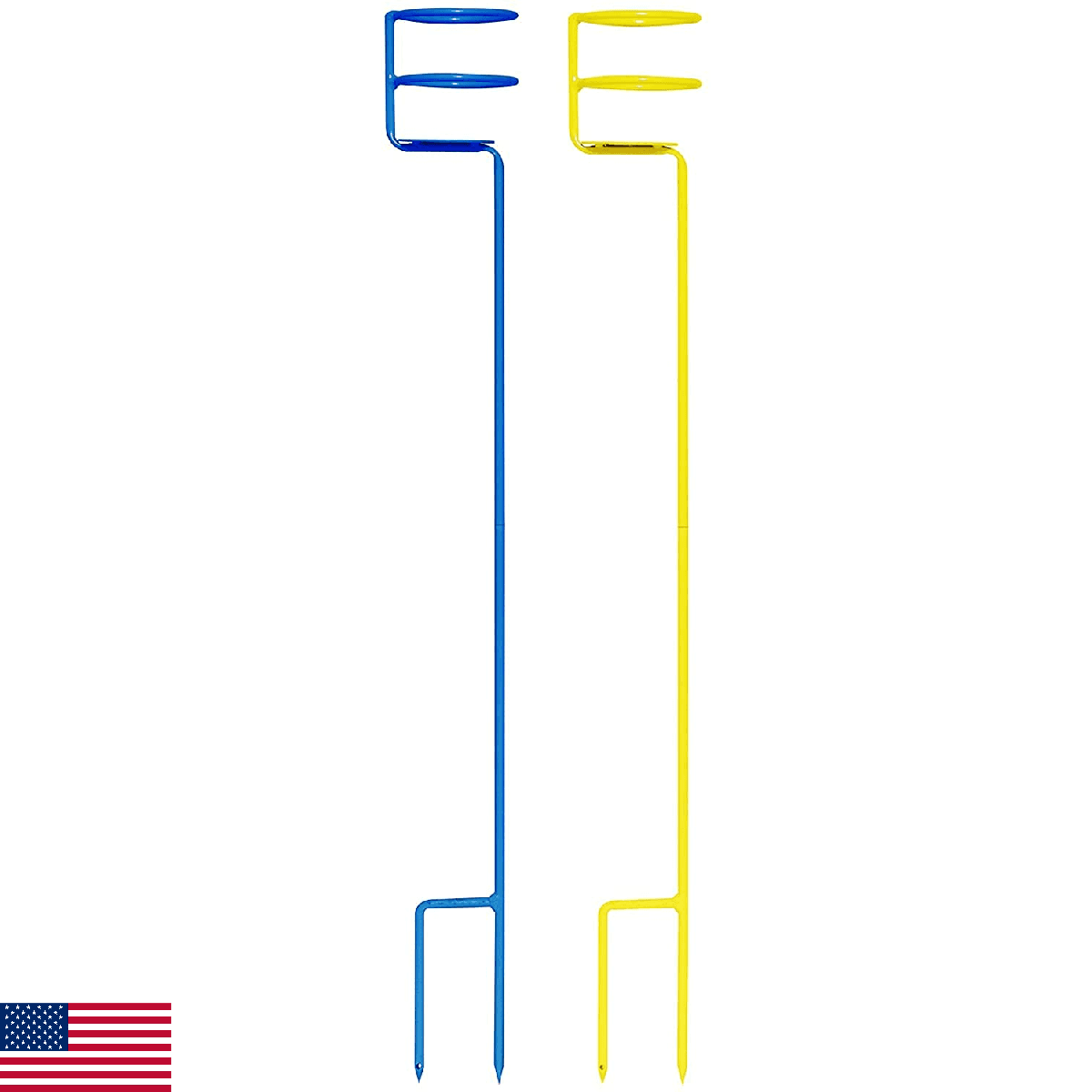 Decko OutDoor Decko, 2-Pack(30254), Yellow and Blue - Image 1