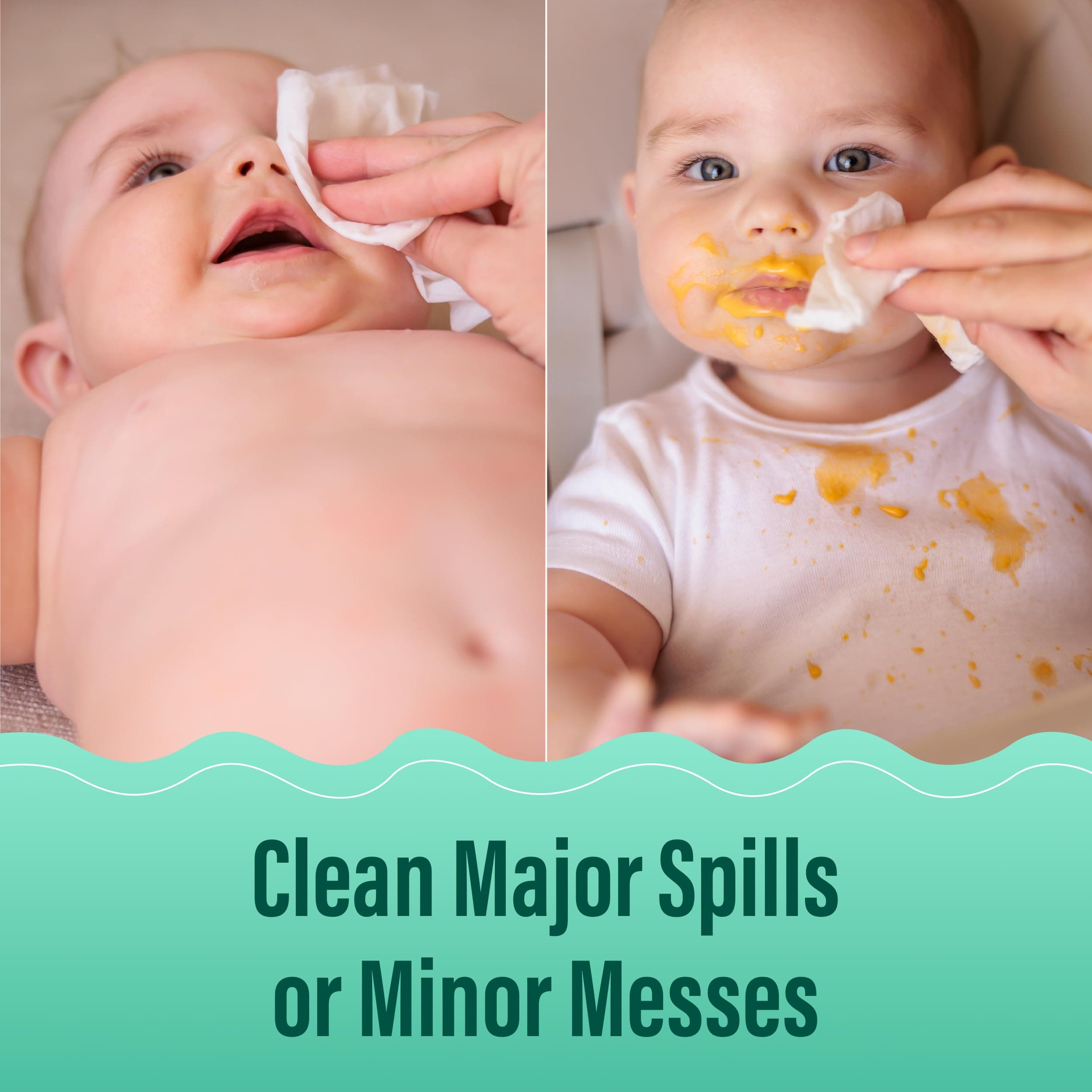 WIPESPLUS Baby Wipes Hypoallergenic Ultra Soft Wipes Sensitive Skin Unscented Al - Thumbnail 6