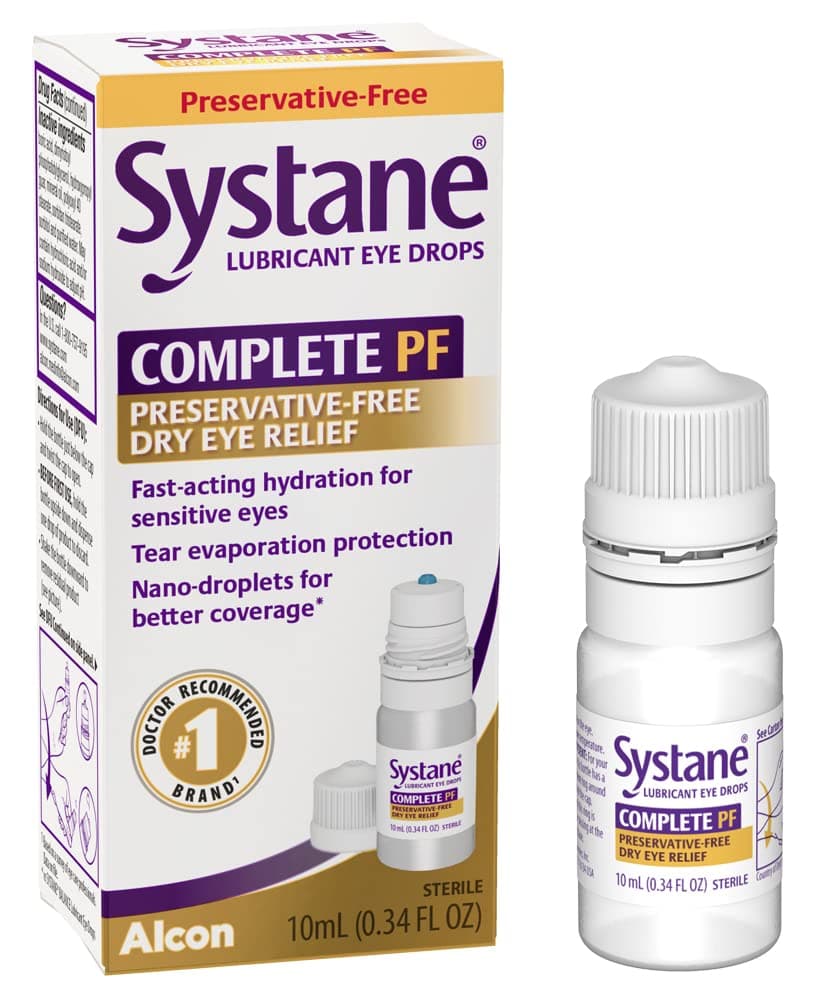 Systane Complete PF Multi-Dose Preservative Free Dry Eye Drops 10ml & Ultra Lubr - Thumbnail 2