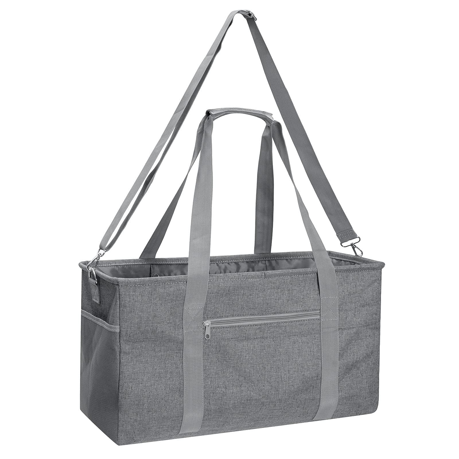 GARPROVM Extra Large Grocery Tote Bag 42L Reusable Shopping Bag Beach Utility wi - Thumbnail 3