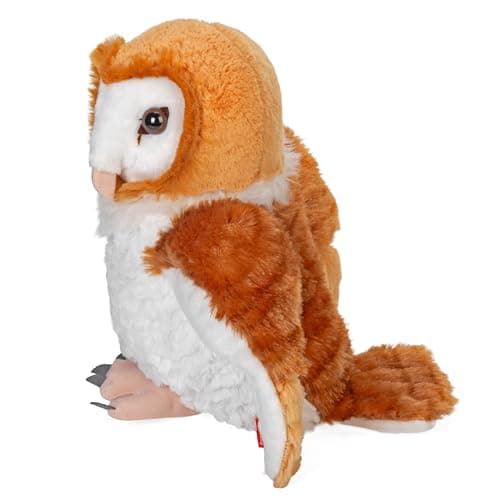 Wild Republic Barn Owl Cuddlekins Stuffed Animal, 12", Recycled Fill - Thumbnail 4