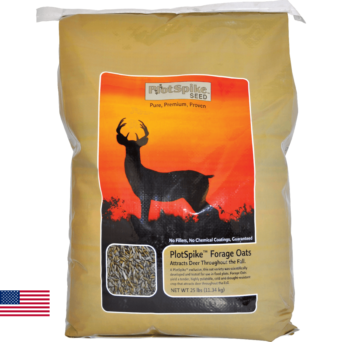 PlotSpike Forage Oat Seed, 25-Pound - Image 1