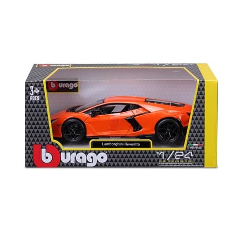Bburago 1/24 SE 2024 Lamborghini Revuelto (Orange) #18-21106 - Thumbnail 10