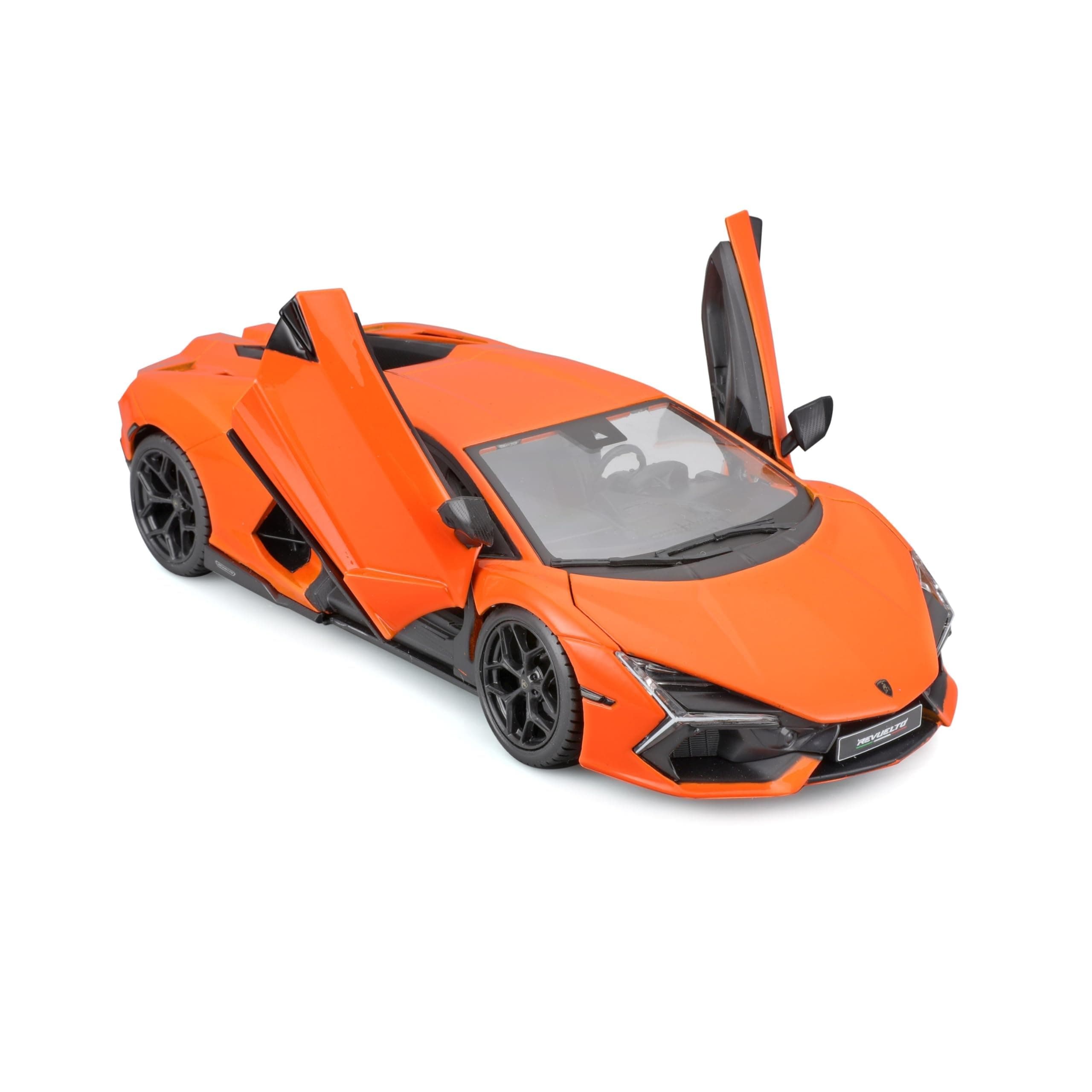 Bburago 1/24 SE 2024 Lamborghini Revuelto (Orange) #18-21106 - Thumbnail 5