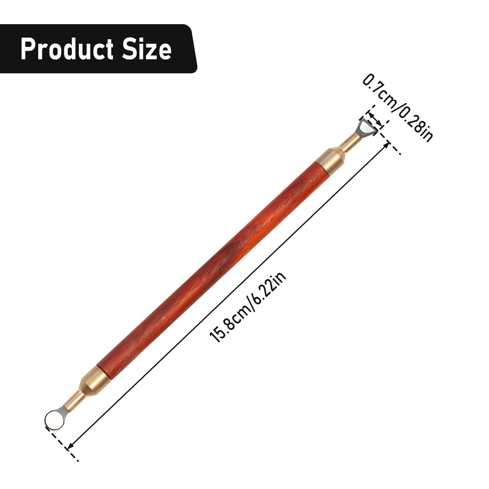 SYWAN Pottery Trimming Tool, Clay Sculpting Tools Tungsten Steel Cutter Head Afr - Thumbnail 3