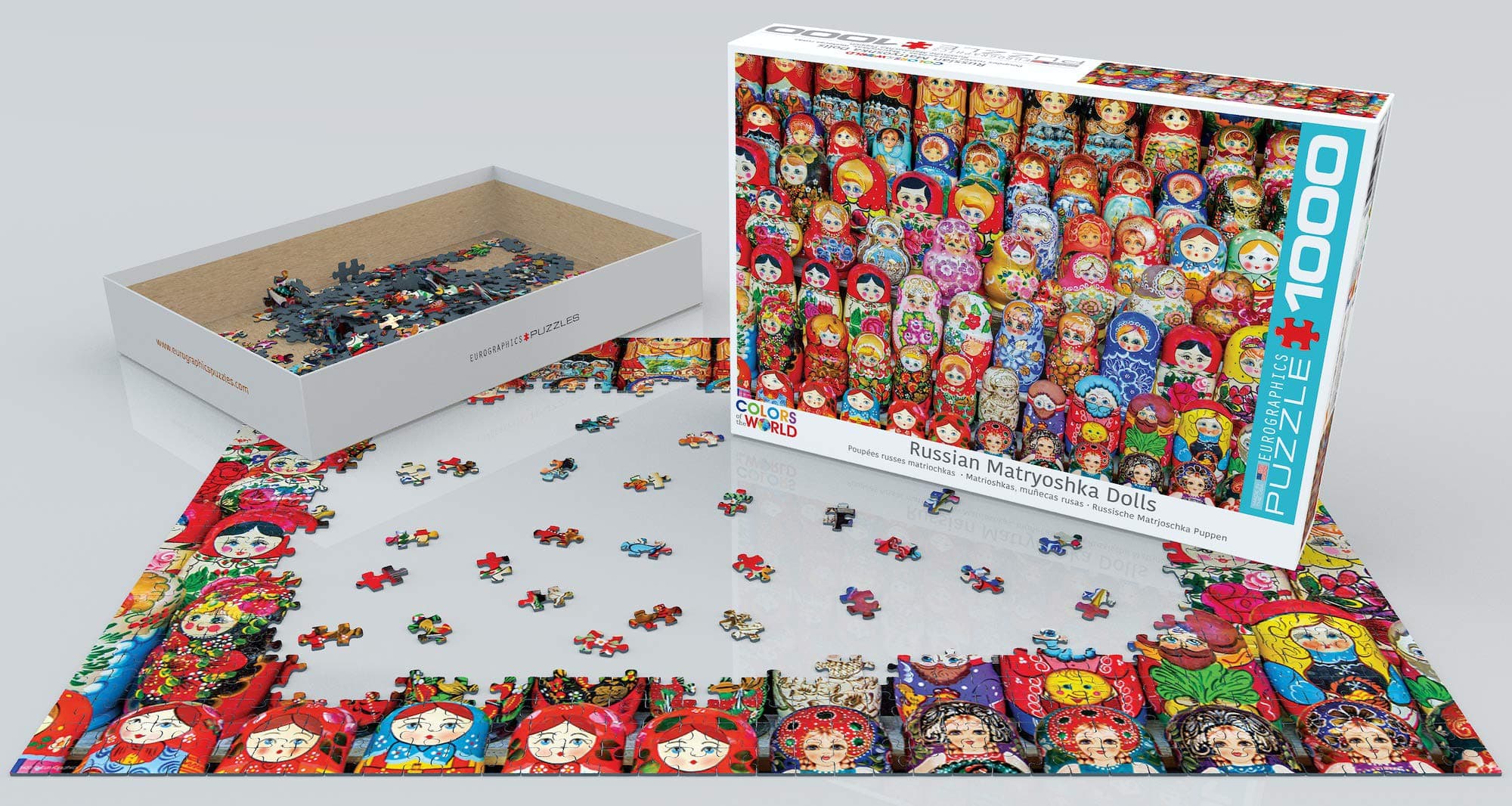 EuroGraphics 5420 Russian Matryoshka Dolls Puzzle 1000 Pieces - Thumbnail 3