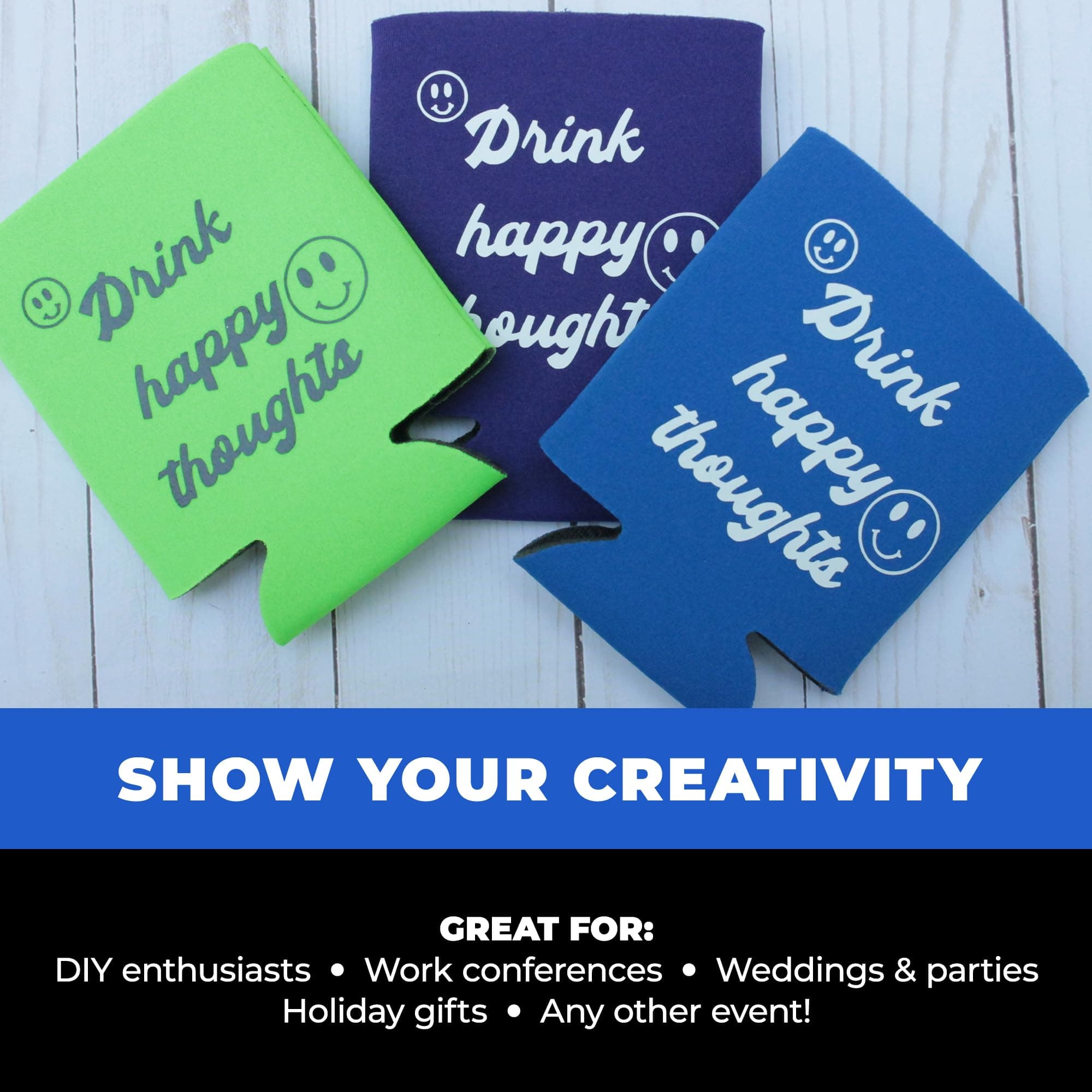 Gifts by Design 100 Ct of Kan-Tastic Can Cooler & Holder – Orange – Soft, Flexib - Thumbnail 4