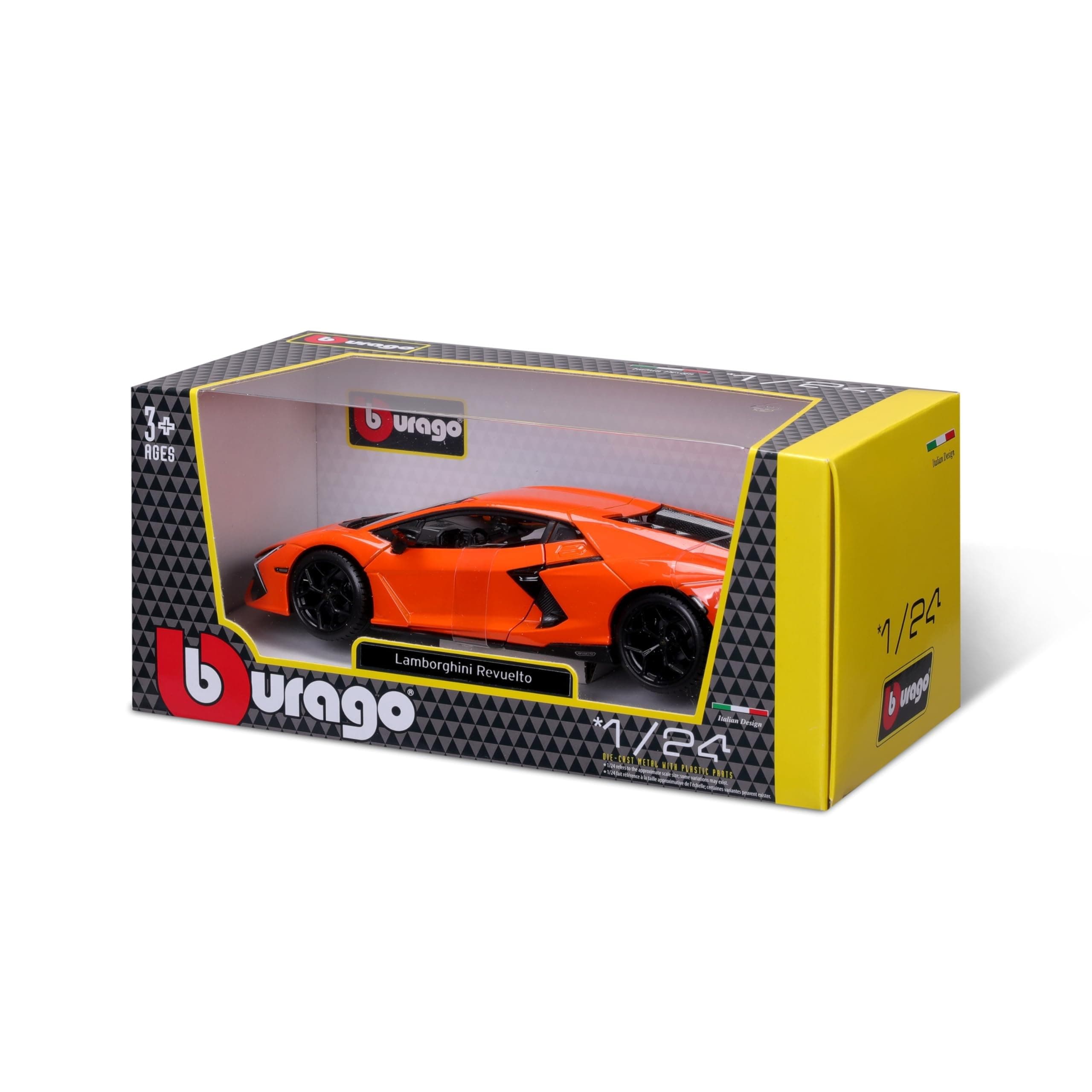 Bburago 1/24 SE 2024 Lamborghini Revuelto (Orange) #18-21106 - Thumbnail 9
