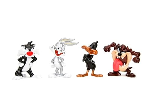 Jada Looney Tunes Metalfigs 4-Pack - Bugs Bunny, Tasmanian Devil, Daffy Duck, Sy - Thumbnail 2