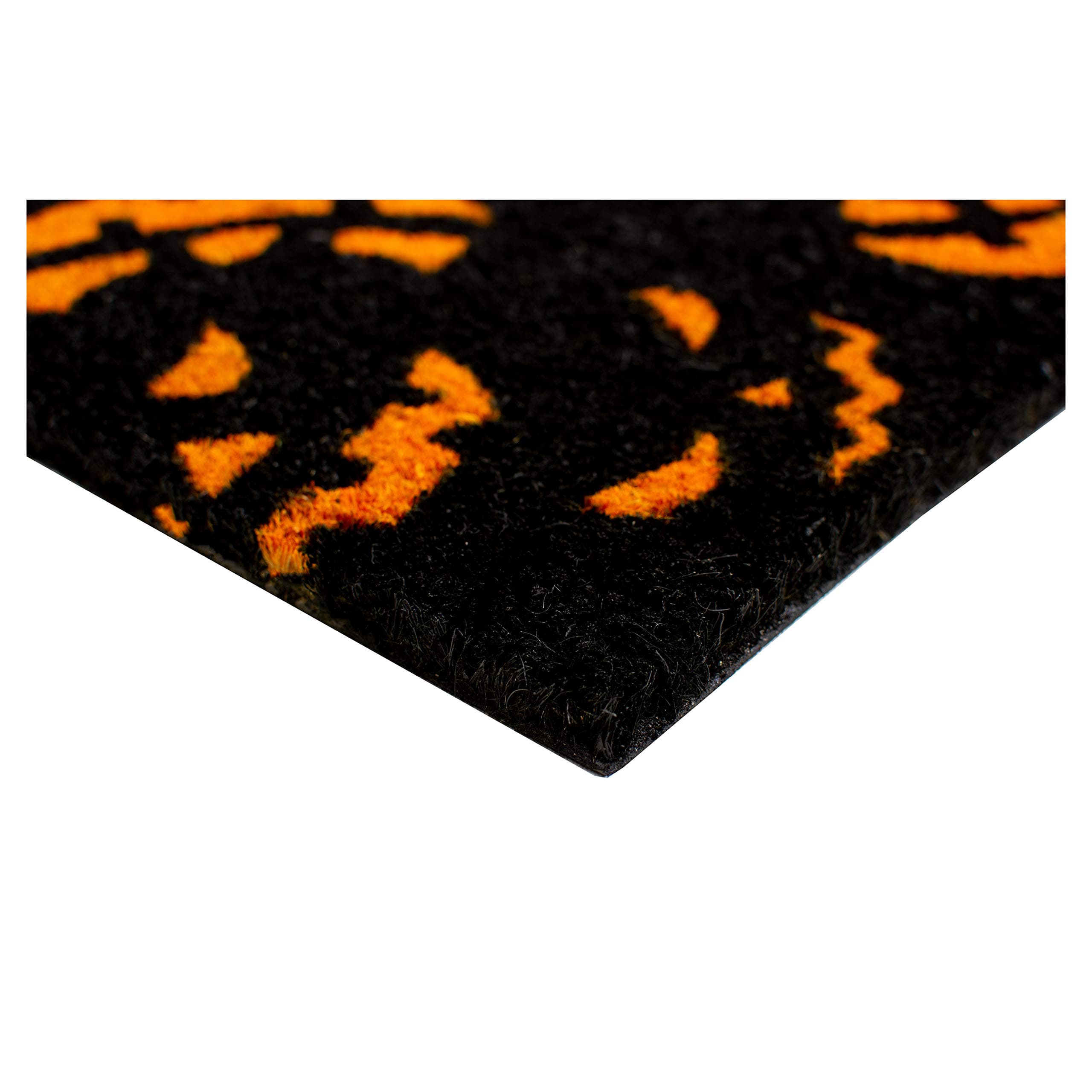 Calloway Mills AZ101771729 Pumpkin Fear Doormat, 17" x 29", Black/Orange - Thumbnail 3