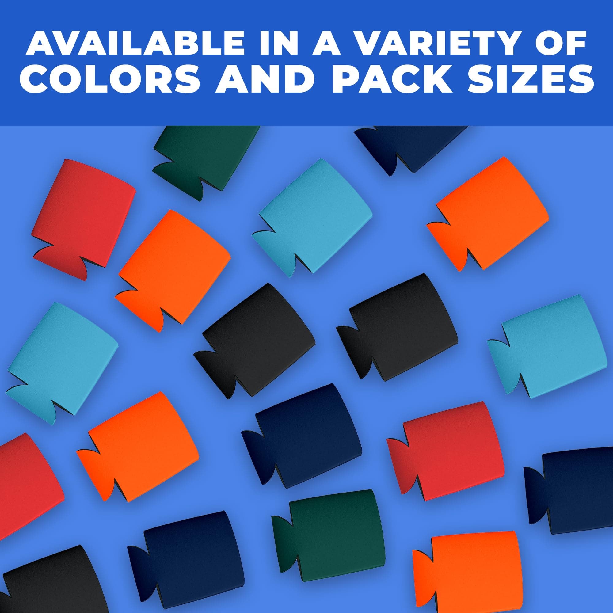 Gifts by Design 100 Ct of Kan-Tastic Can Cooler & Holder – Orange – Soft, Flexib - Thumbnail 5