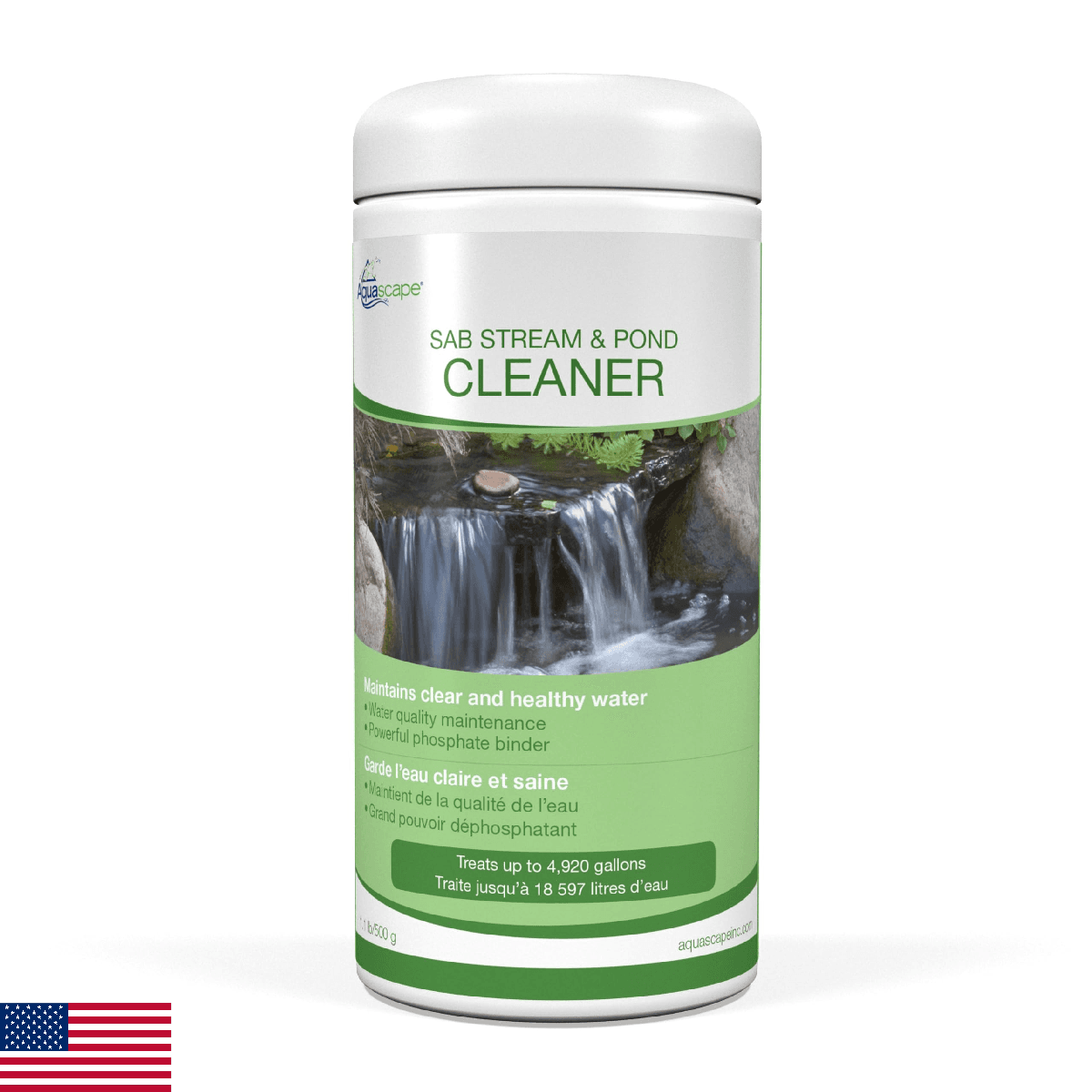 Aquascape 98900 SAB Stream & Pond Clean Water Treatment, 1.1-Pound,White - Image 1