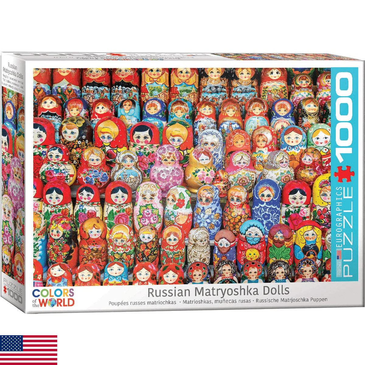 EuroGraphics 5420 Russian Matryoshka Dolls Puzzle 1000 Pieces - Image 1