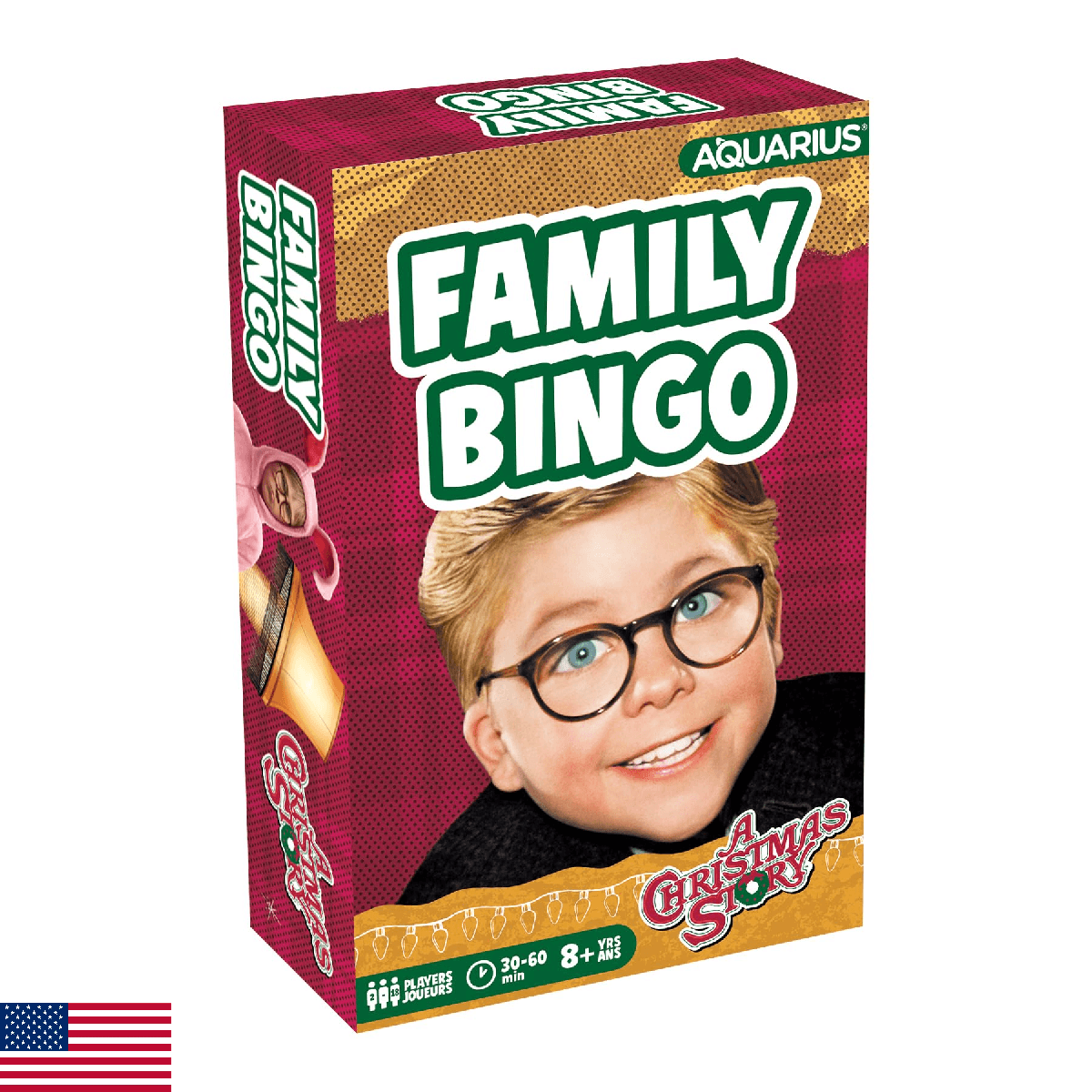 Aquarius A Christmas Story Family Bingo - Fun Family Party Game for Kids, Teens - Image 1