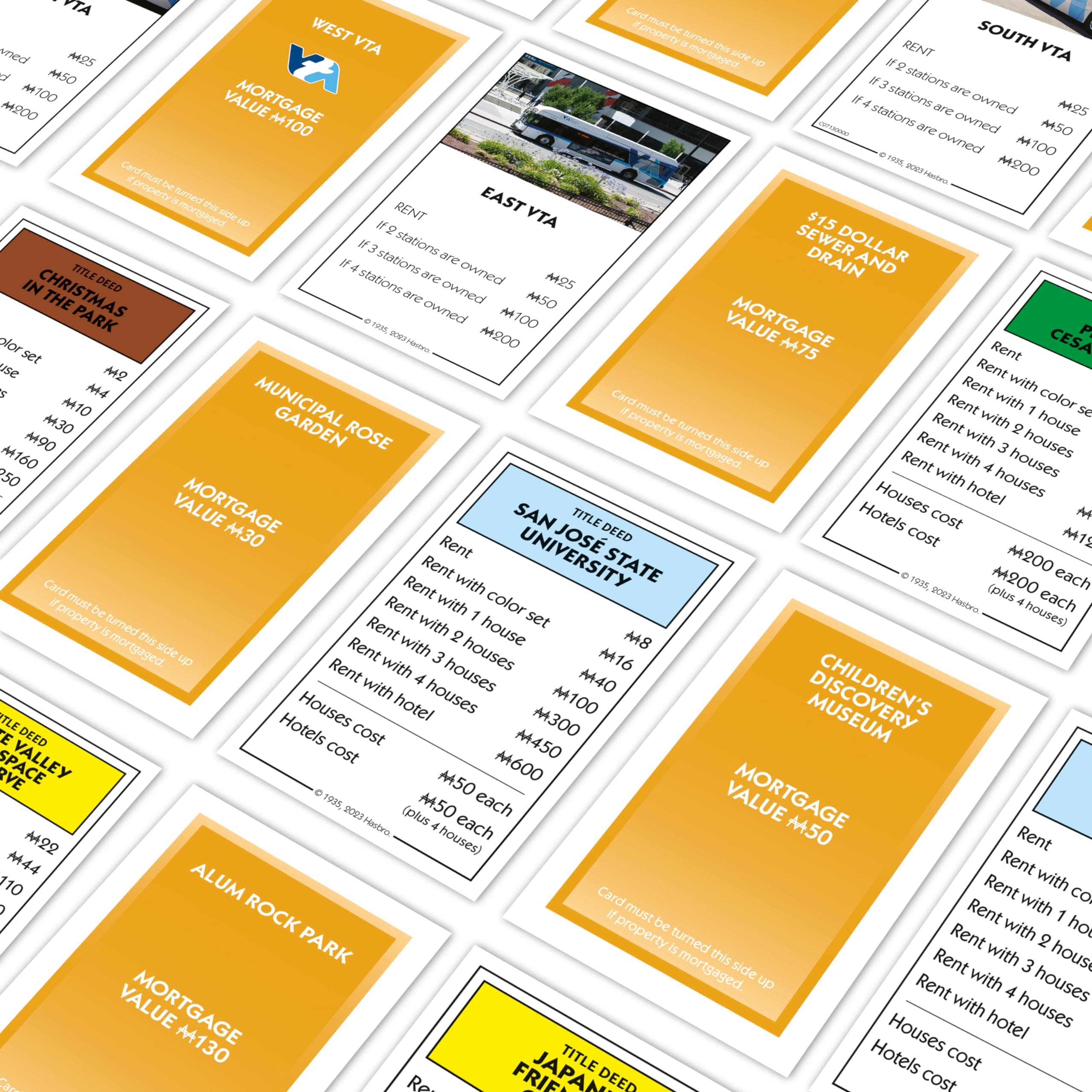 Monopoly Board Game San Jose Edition: 2-6 Players Family Board Games for Kids an - Thumbnail 5