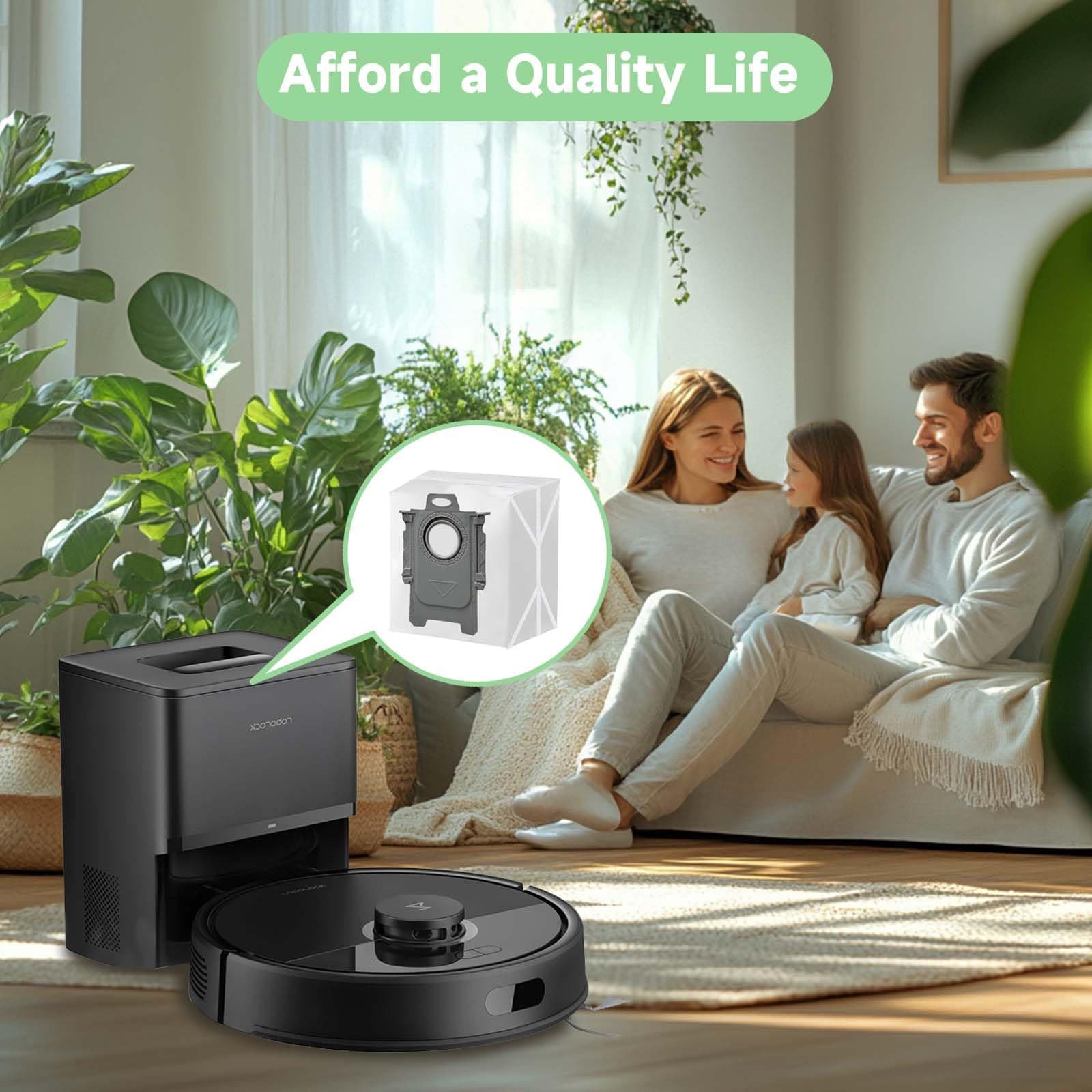 WAIKAS 20 Pack Vacuum Bags for Roborock Q7 M5+, Q10 S5+, Q10 X5+, Q8 Max+, Q7 Ma - Thumbnail 6