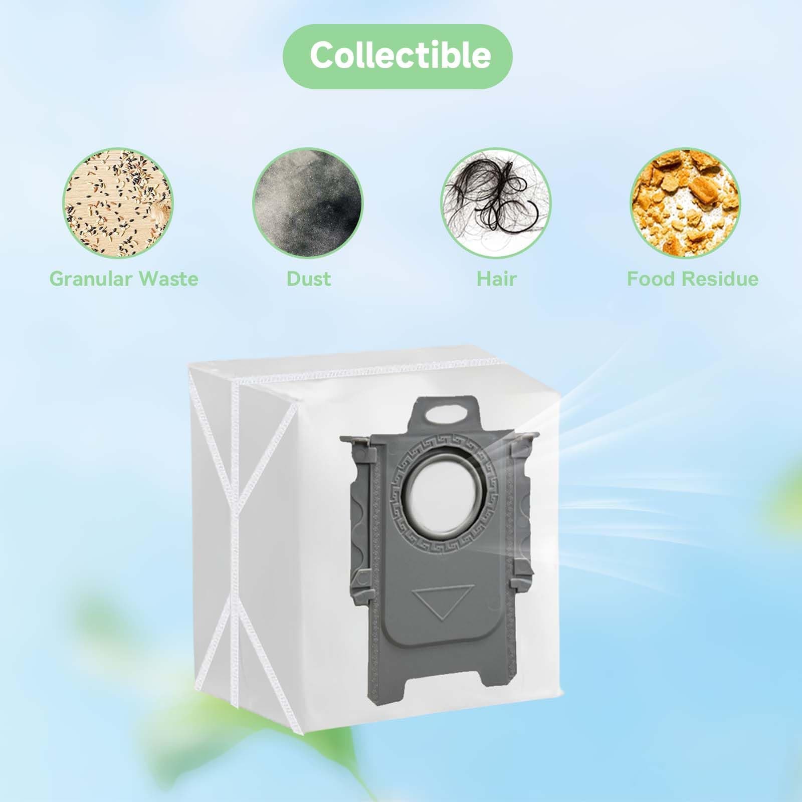 WAIKAS 20 Pack Vacuum Bags for Roborock Q7 M5+, Q10 S5+, Q10 X5+, Q8 Max+, Q7 Ma - Thumbnail 5