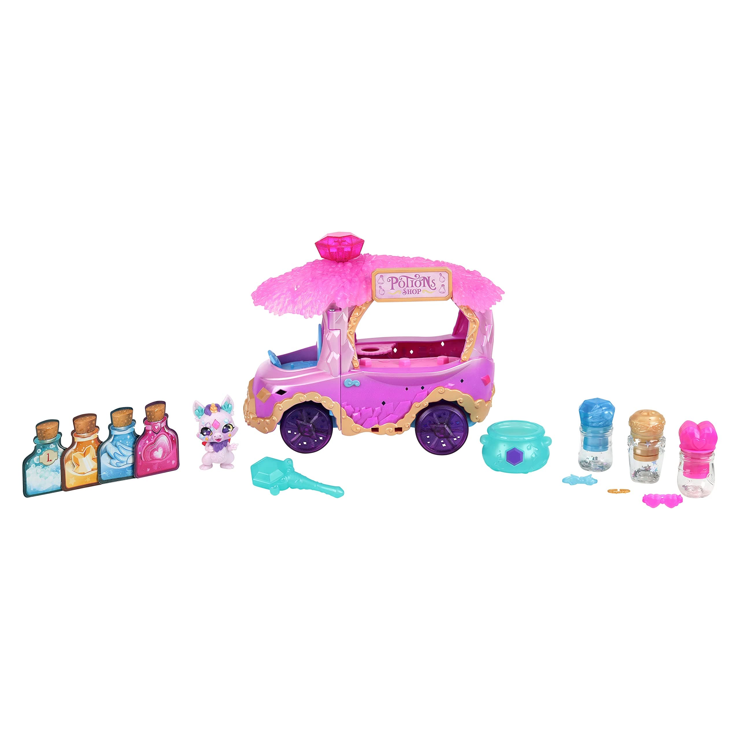 Magic Mixies Magic Potions Truck Playset. Transforms Into A Potion Shop. Create - Thumbnail 5