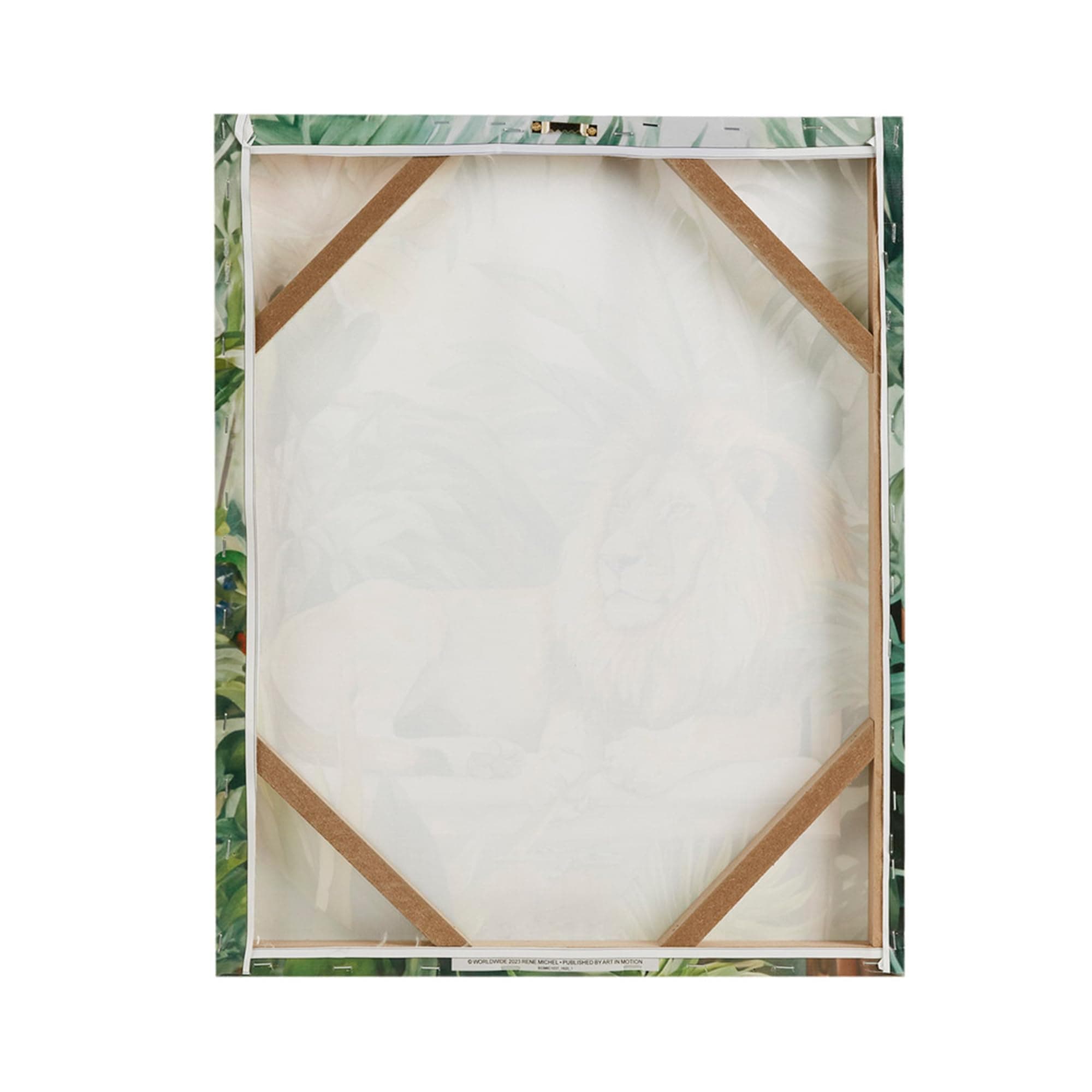 Madison Park Majestic Jungle Animal Canvas Lion Painting Wall Decor for Bedroom, - Thumbnail 4