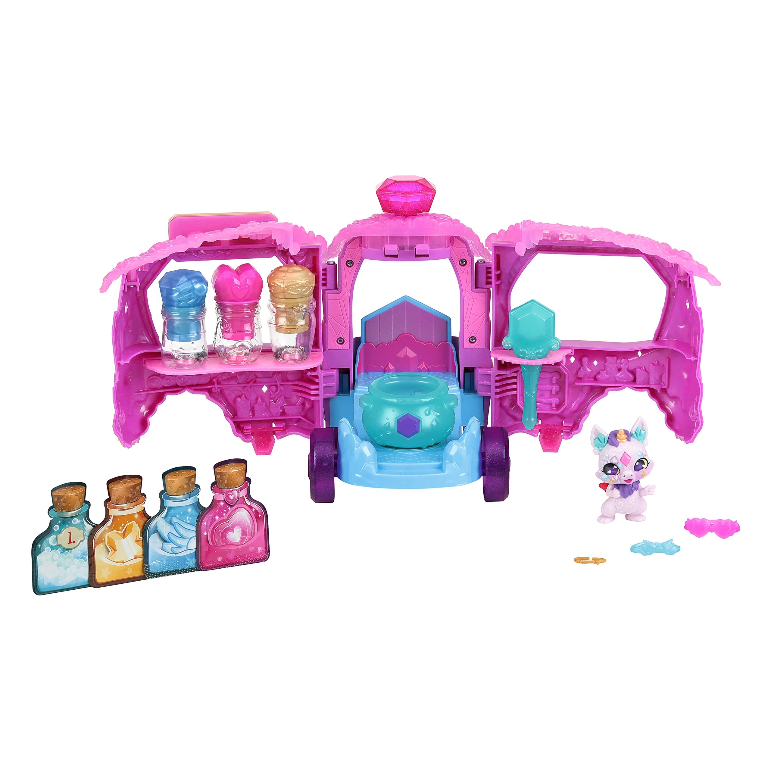 Magic Mixies Magic Potions Truck Playset. Transforms Into A Potion Shop. Create - Thumbnail 7