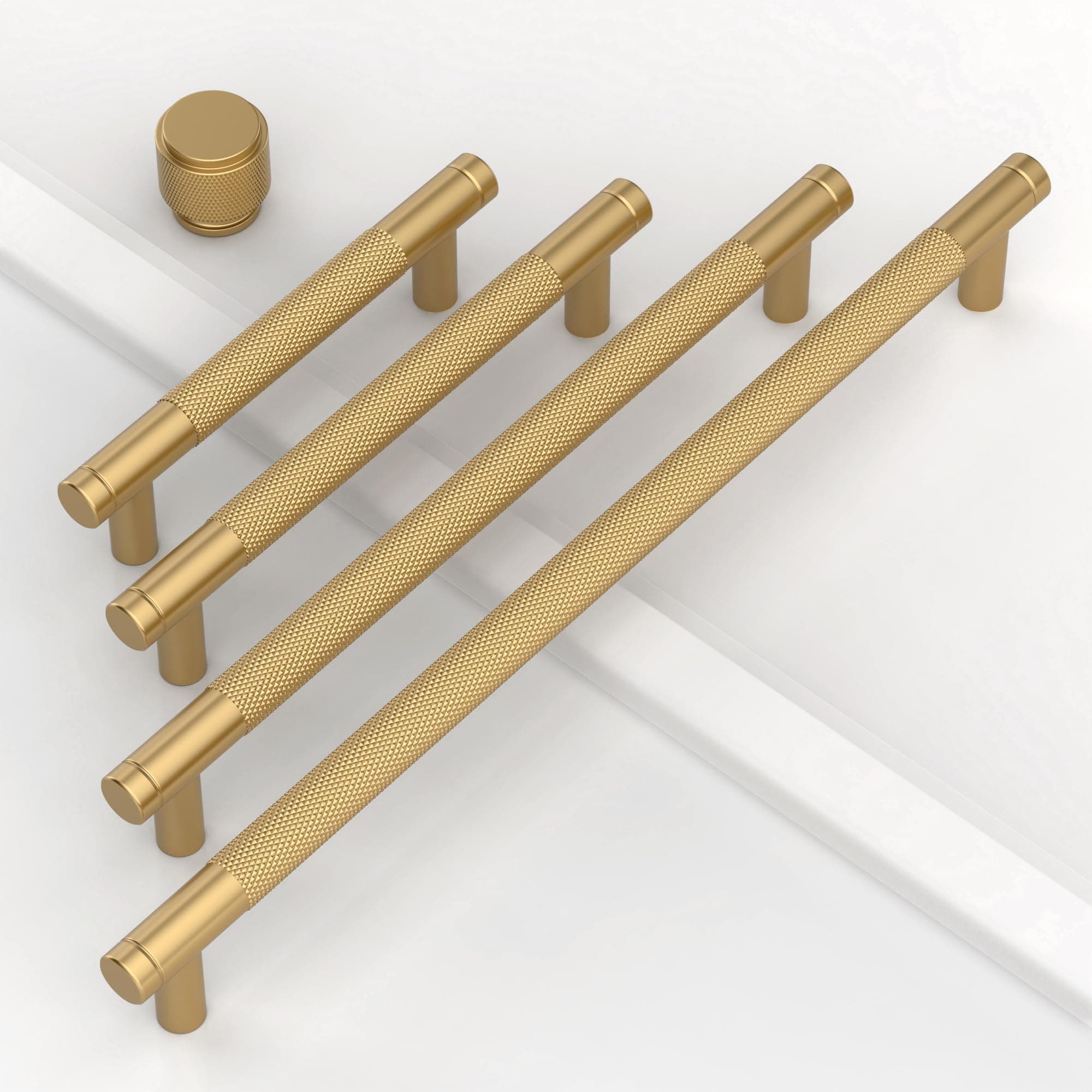 Coinkoly 10 Pack 5" Champagne Bronze Cabinet Pulls Kitchen Handles Drawer Hardwa - Thumbnail 7