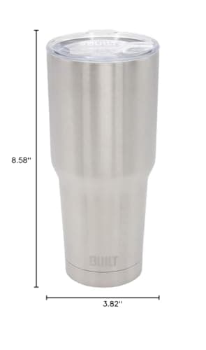 Built Double Walled Stainless Steel Tumbler Set with Replacement Lid 30oz 2 Reus - Thumbnail 8