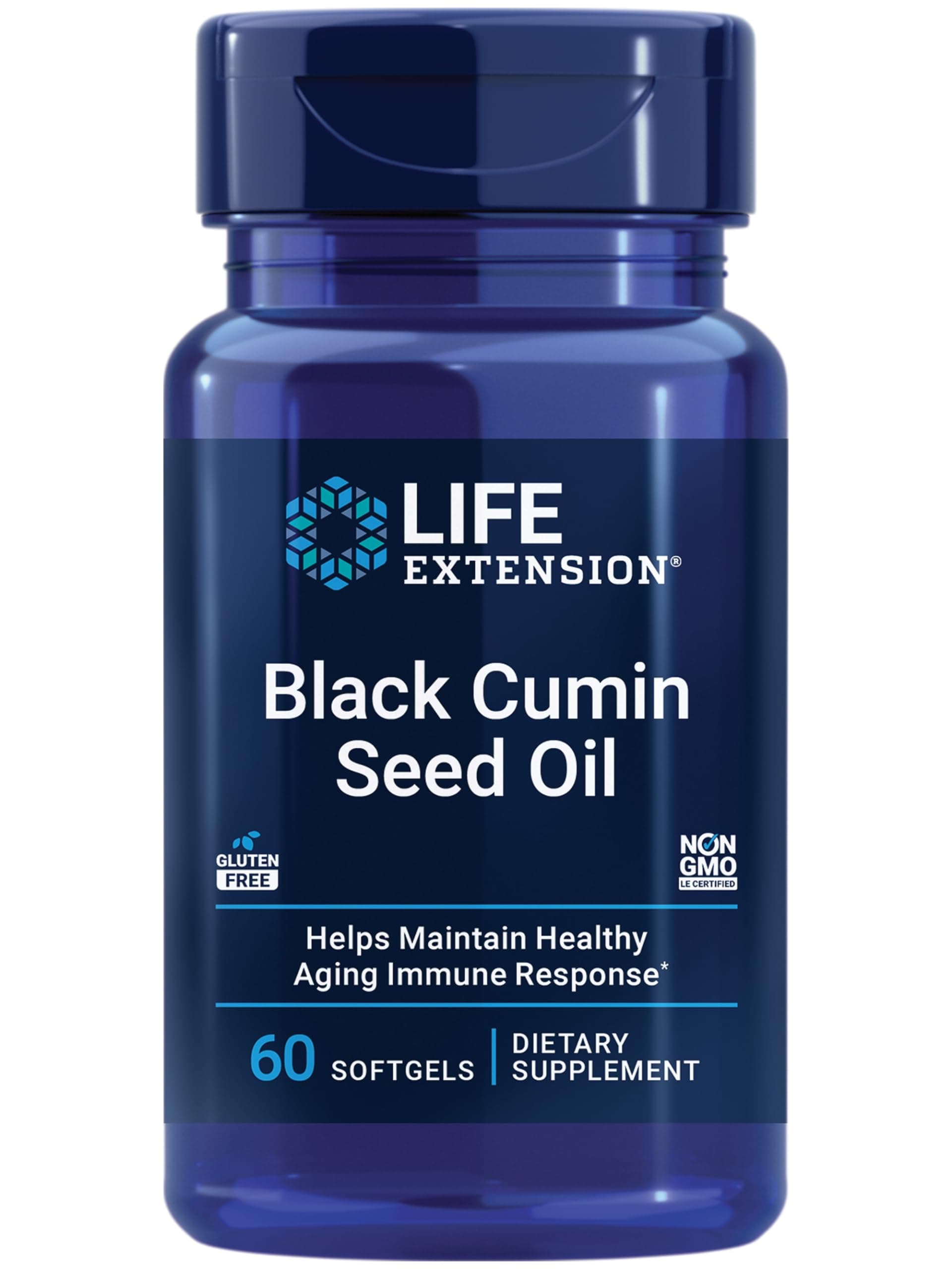 Life Extension Black Cumin Seed Oil 500mg & NAC 600mg Immune Antioxidant 60 Caps - Thumbnail 2