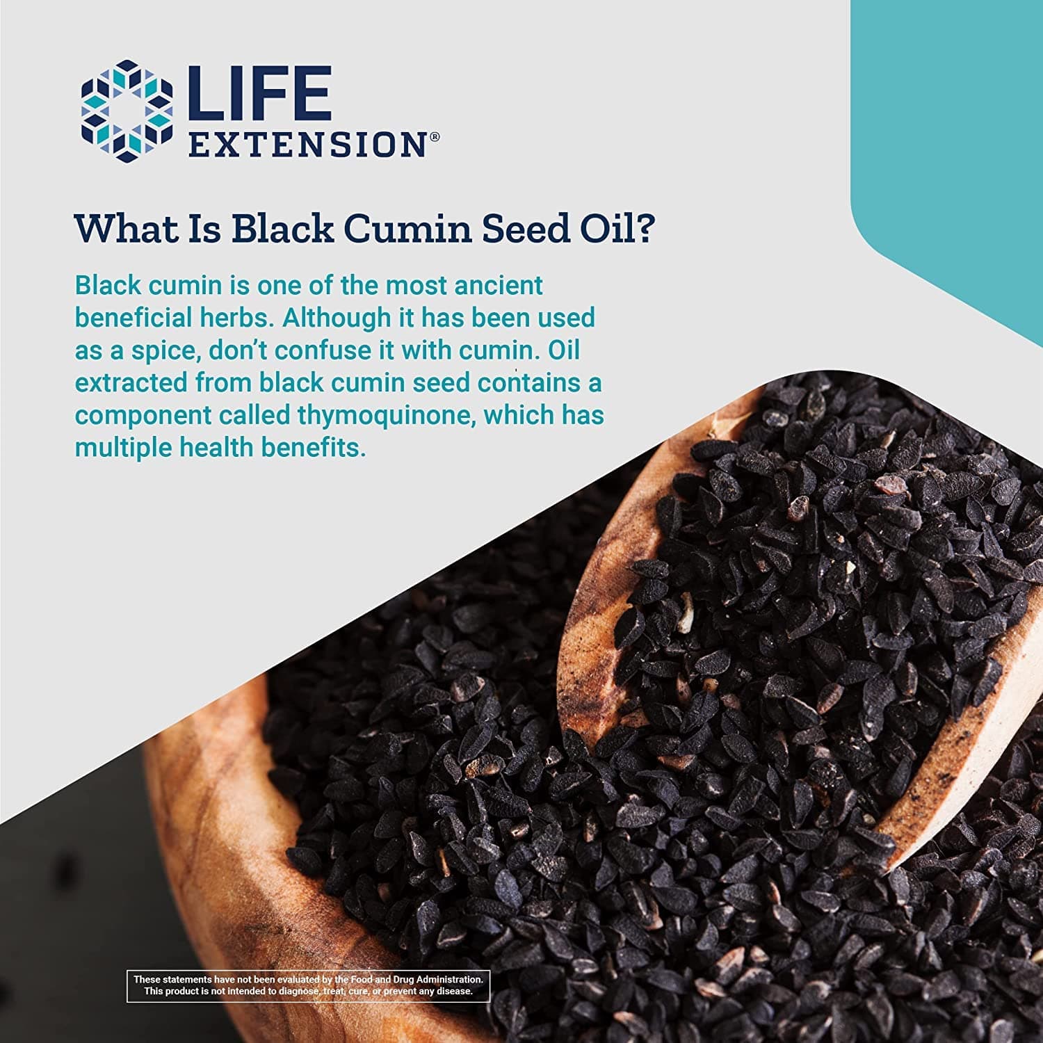 Life Extension Black Cumin Seed Oil 500mg & NAC 600mg Immune Antioxidant 60 Caps - Thumbnail 4