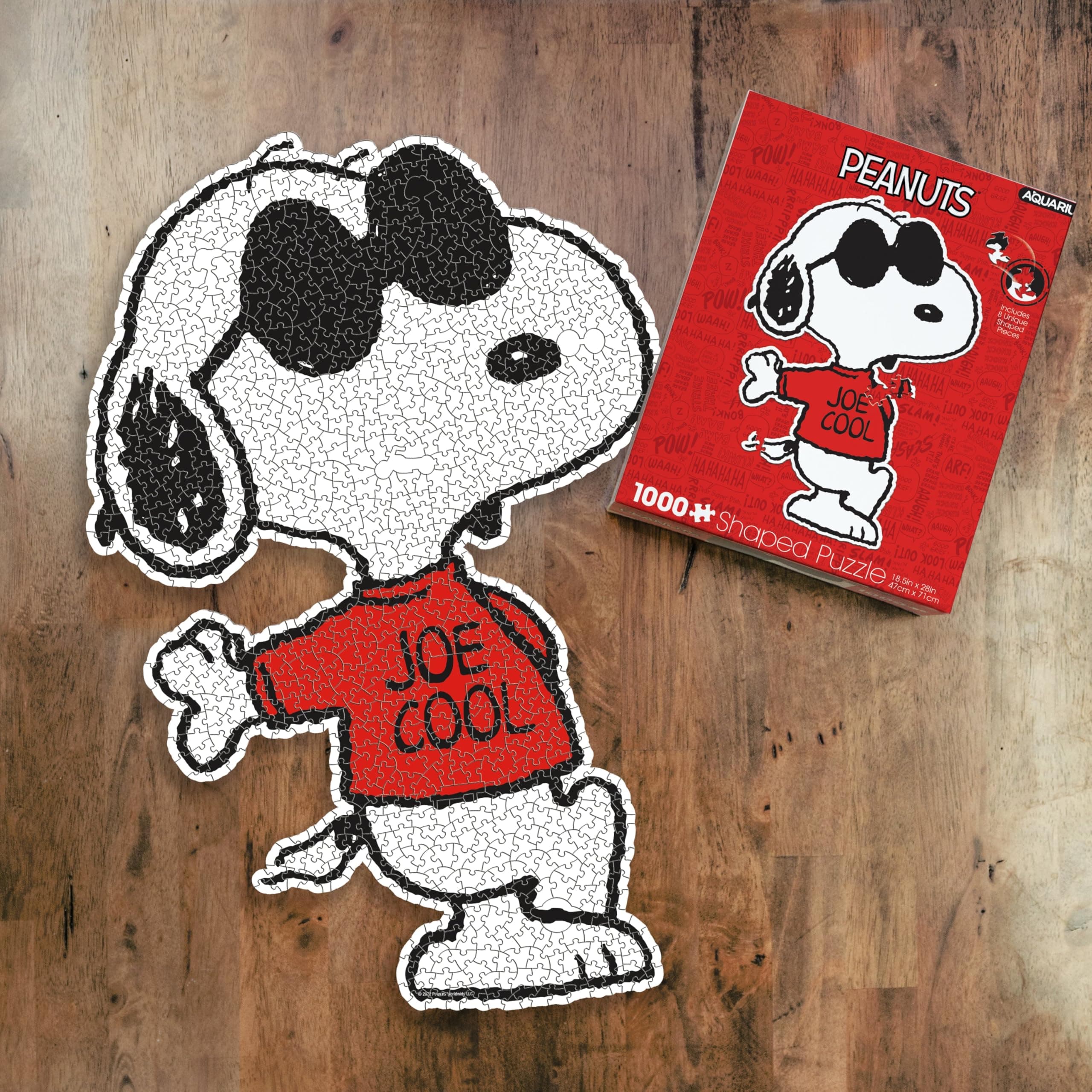 Aquarius - Peanuts Joe Cool Shaped 1000 Piece Jigsaw Puzzles - Thumbnail 4