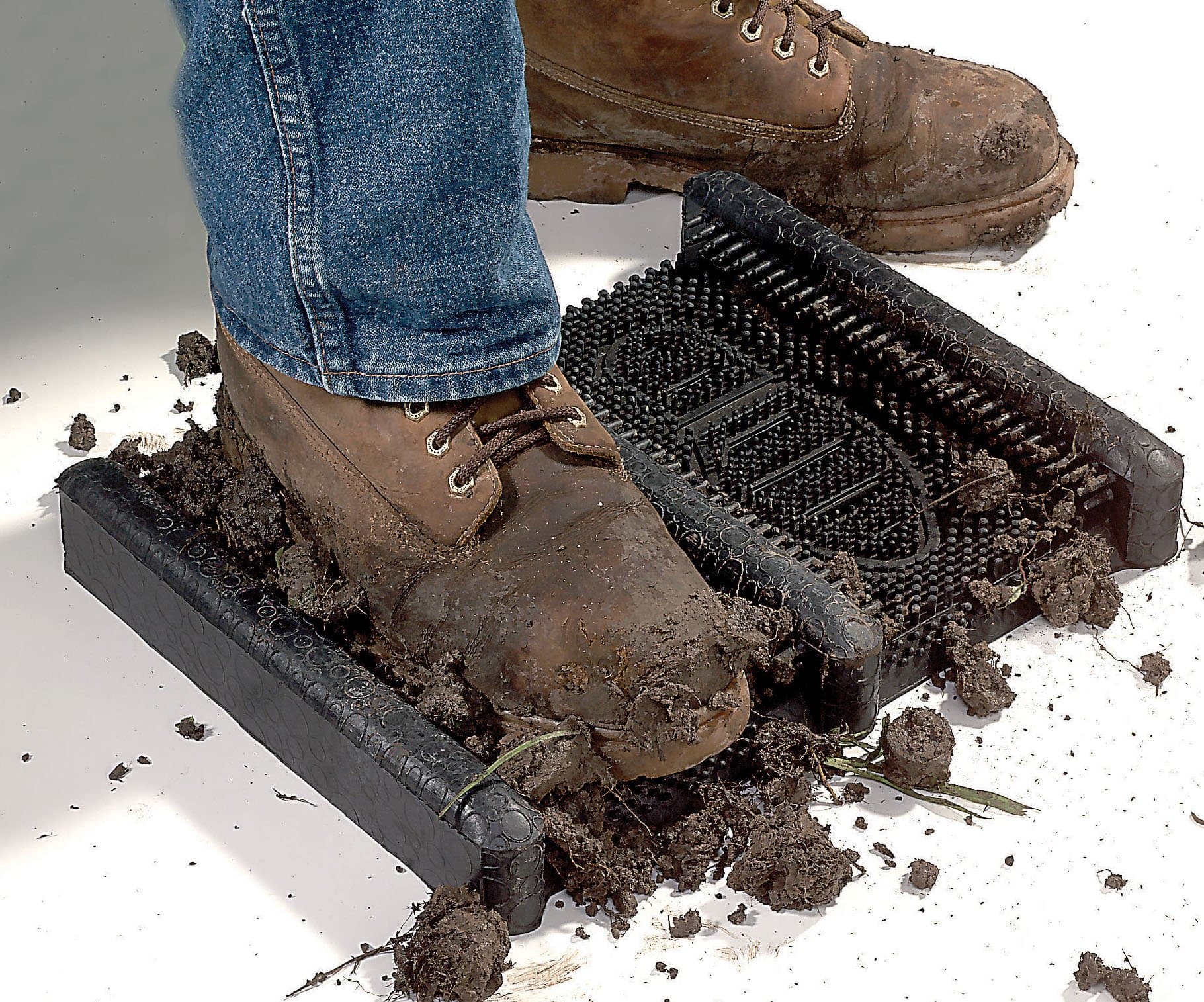 Wearwell 229 Mud Chucker Industrial Boot Scraper with Pliable Scraping Rubber Fi - Thumbnail 2