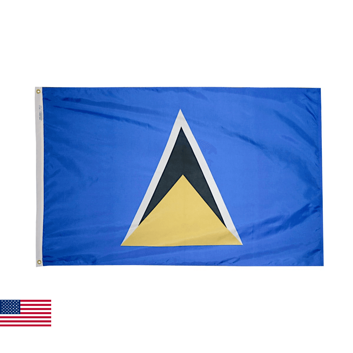 Annin Flagmakers St. Lucia Flag USA-Made to Official United Nations Design Speci - Image 1