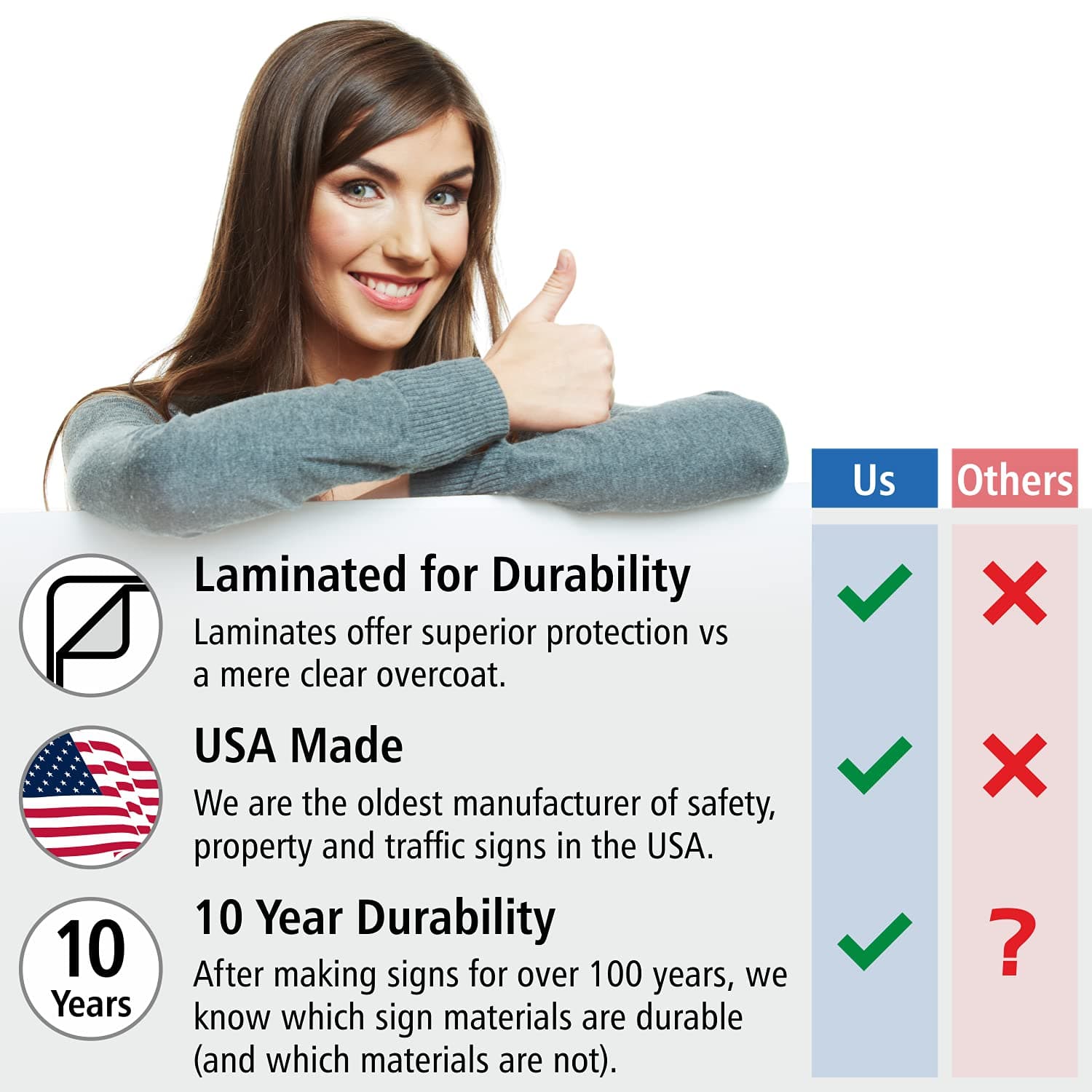 SmartSign "No Trespassing - Private Road" Sign | 12" x 18" Aluminum - Thumbnail 4