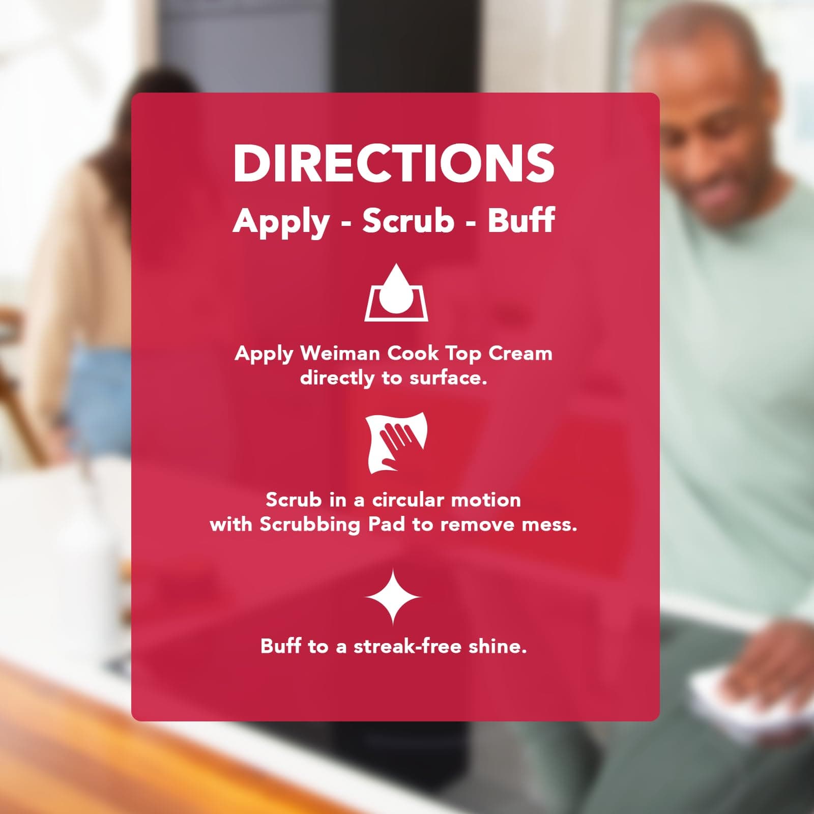 Weiman Cook Top Scrubbing Pads 3 Count 6 Per Case - Thumbnail 9