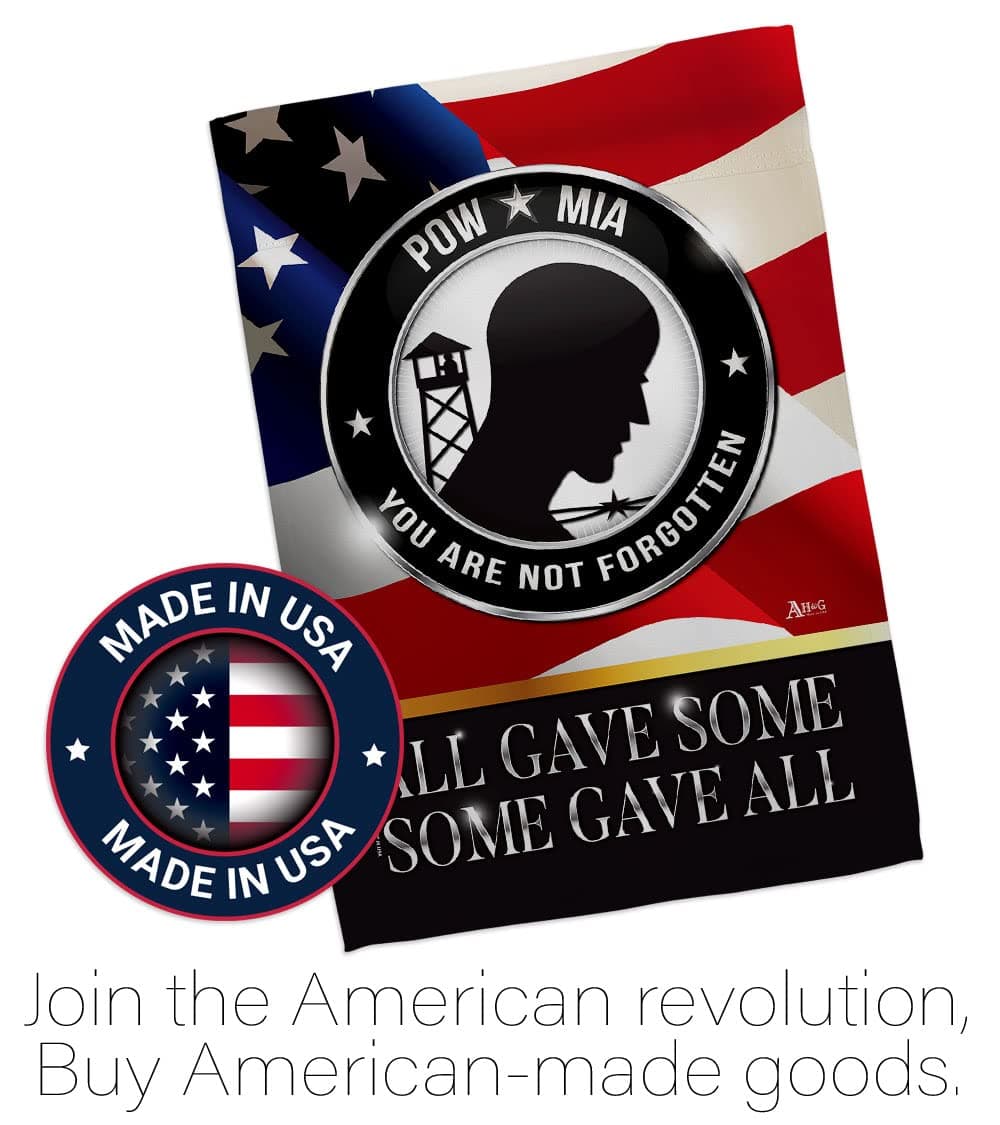 Not Forgotten POW MIA Garden Flag - Armed Forces Vietnam WarUnited State America - Thumbnail 5