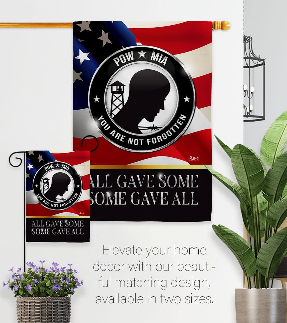 Not Forgotten POW MIA Garden Flag - Armed Forces Vietnam WarUnited State America - Thumbnail 8