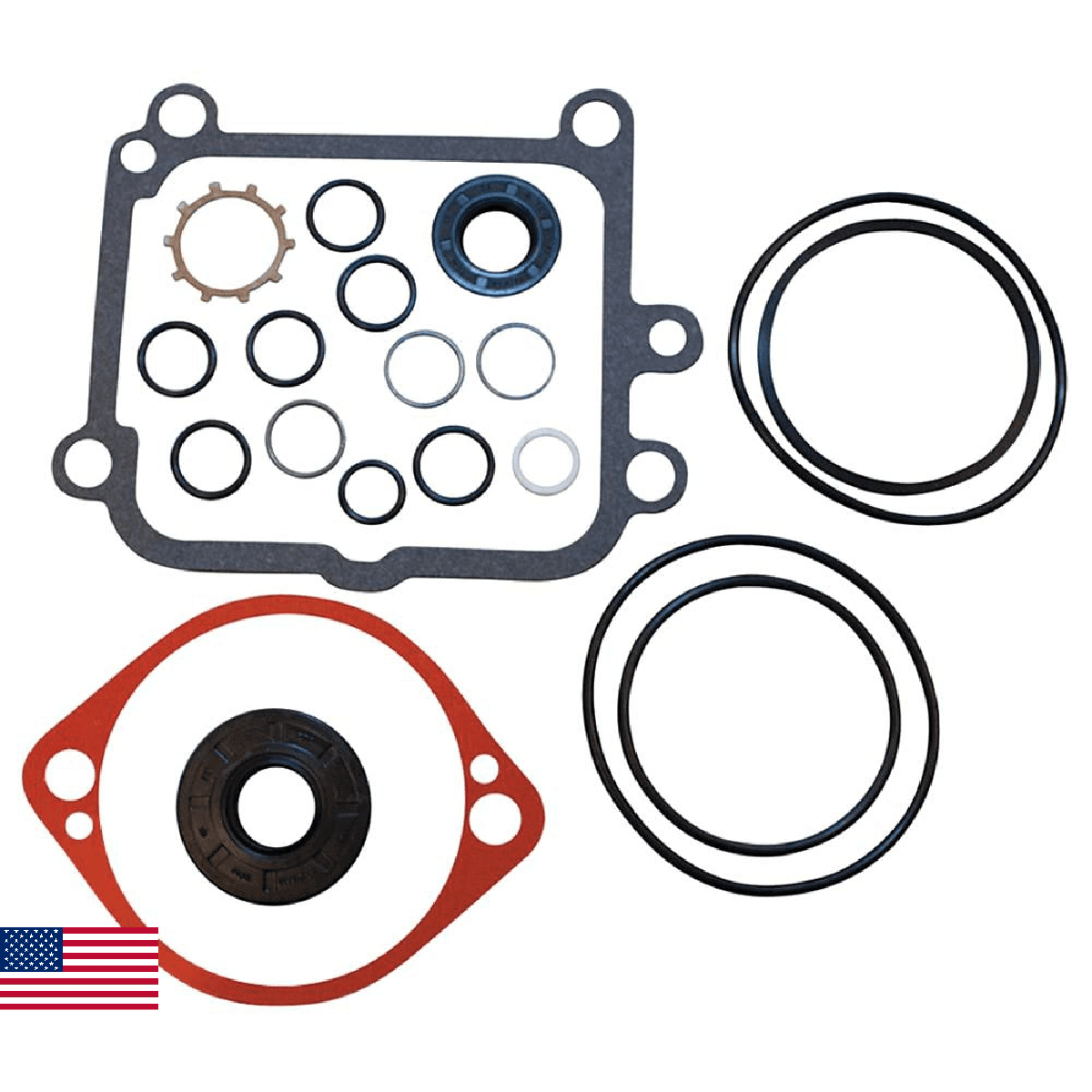 Stens New Hydro Pump Seal Kit for Ariens, Exmark, Hydro Gear, Toro 2513018, 5880 - Image 1