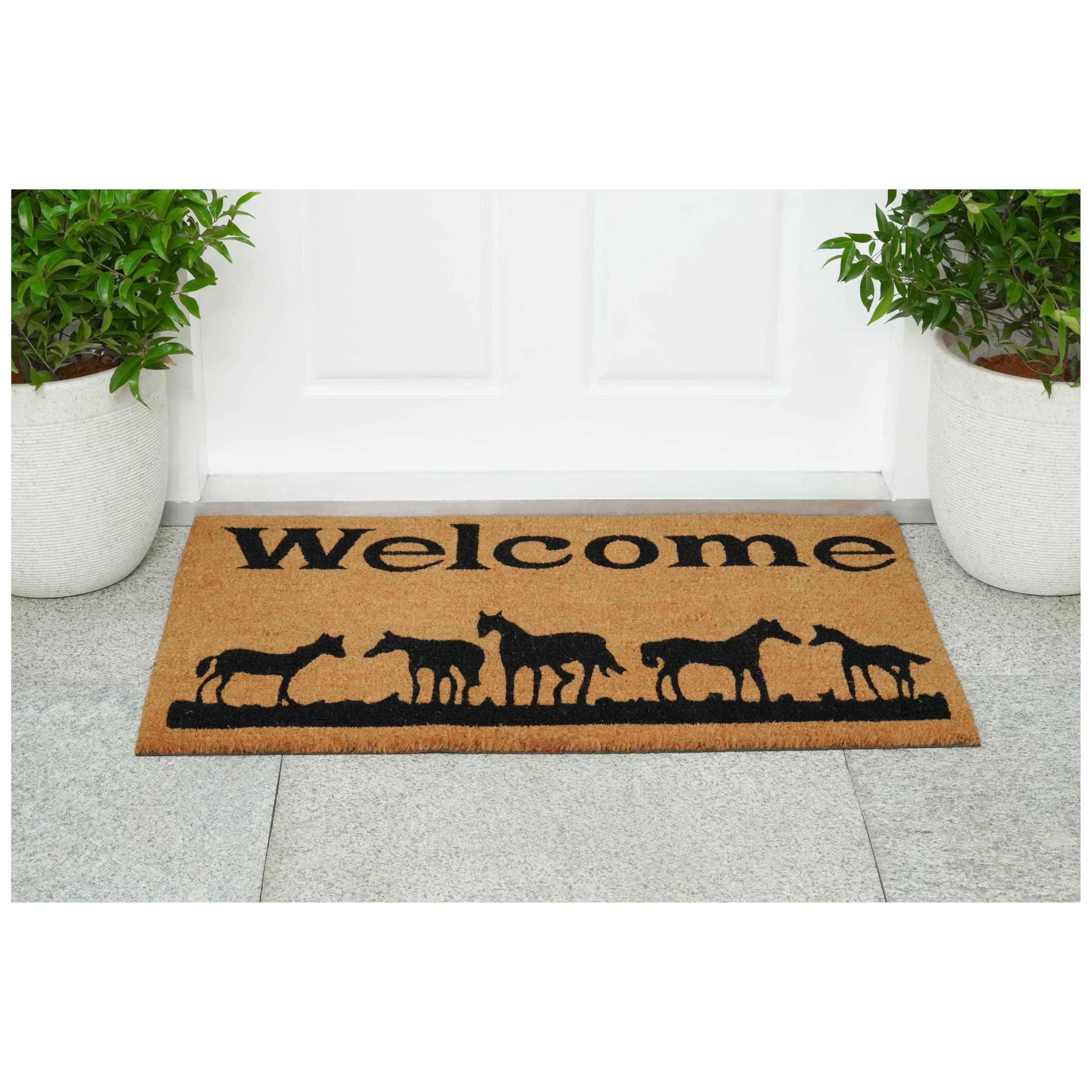 Calloway Mills Horses Welcome Doormat 2x3 - Thumbnail 4