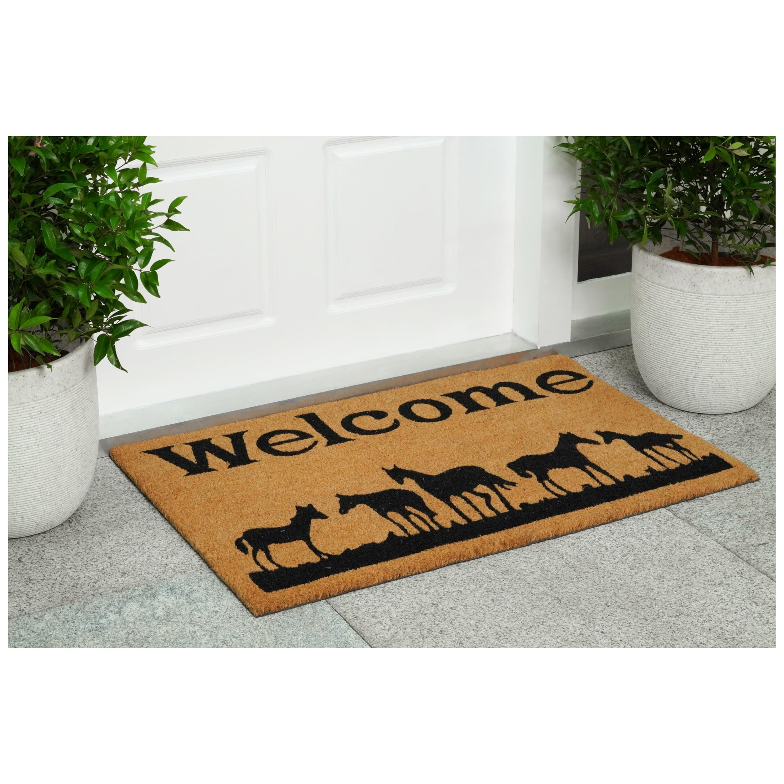 Calloway Mills Horses Welcome Doormat 2x3 - Thumbnail 2