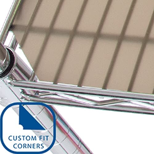 Seville Classics Heavy Duty Fitted Wire Shelf Liners Protector Mat Non Adhesive - Thumbnail 3