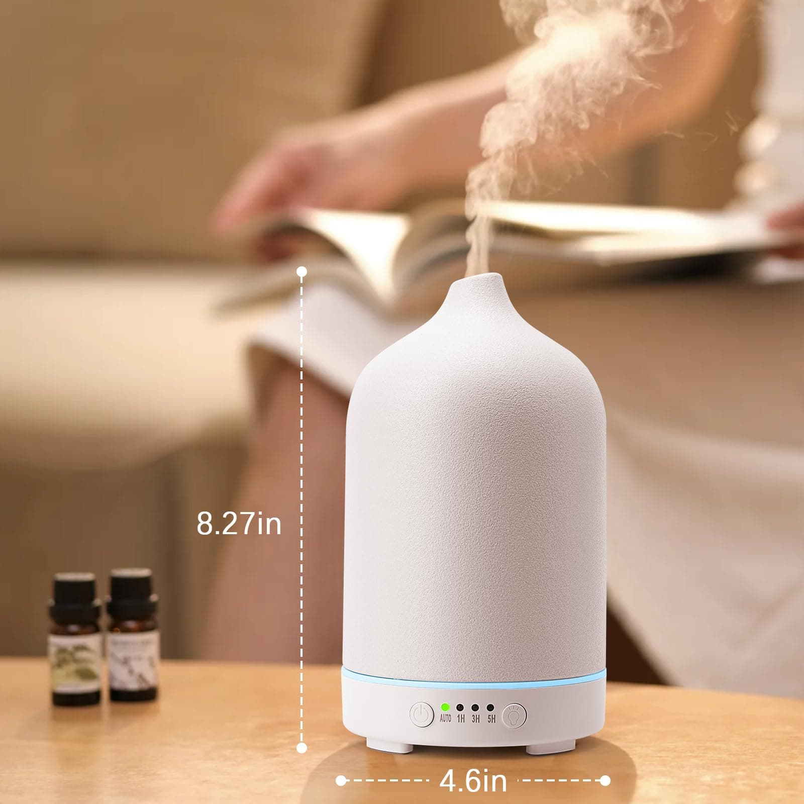 Diffuserlove Ceramic Diffuser 250ML Essential Oil Diffusers Aromatherapy Essenti - Thumbnail 5