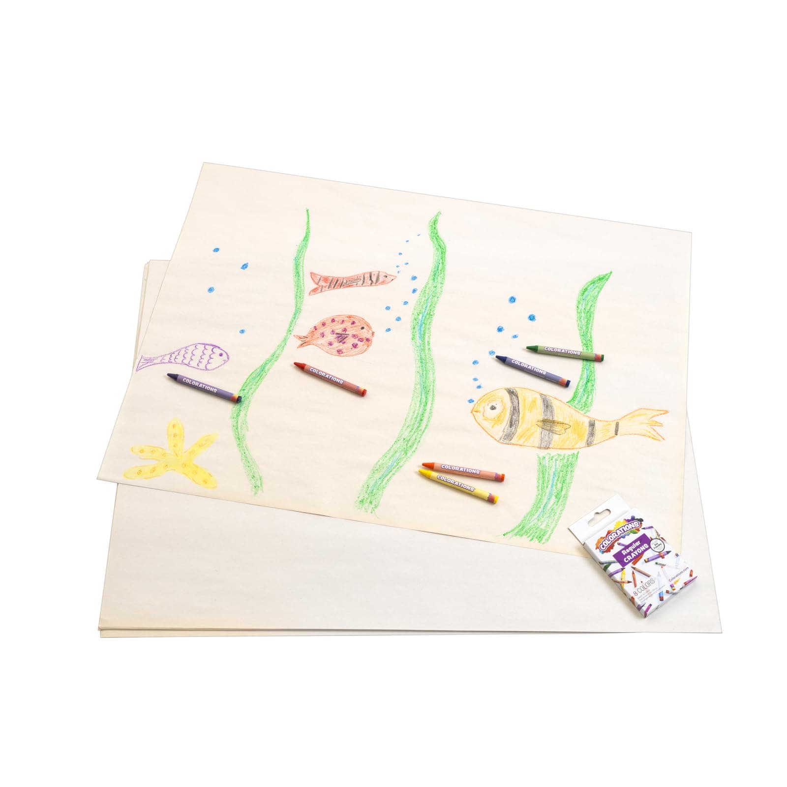 Colorations Lightweight Art Newsprint Paper, 500 Sheets, 18" x 24", 30lb Weight, - Thumbnail 6