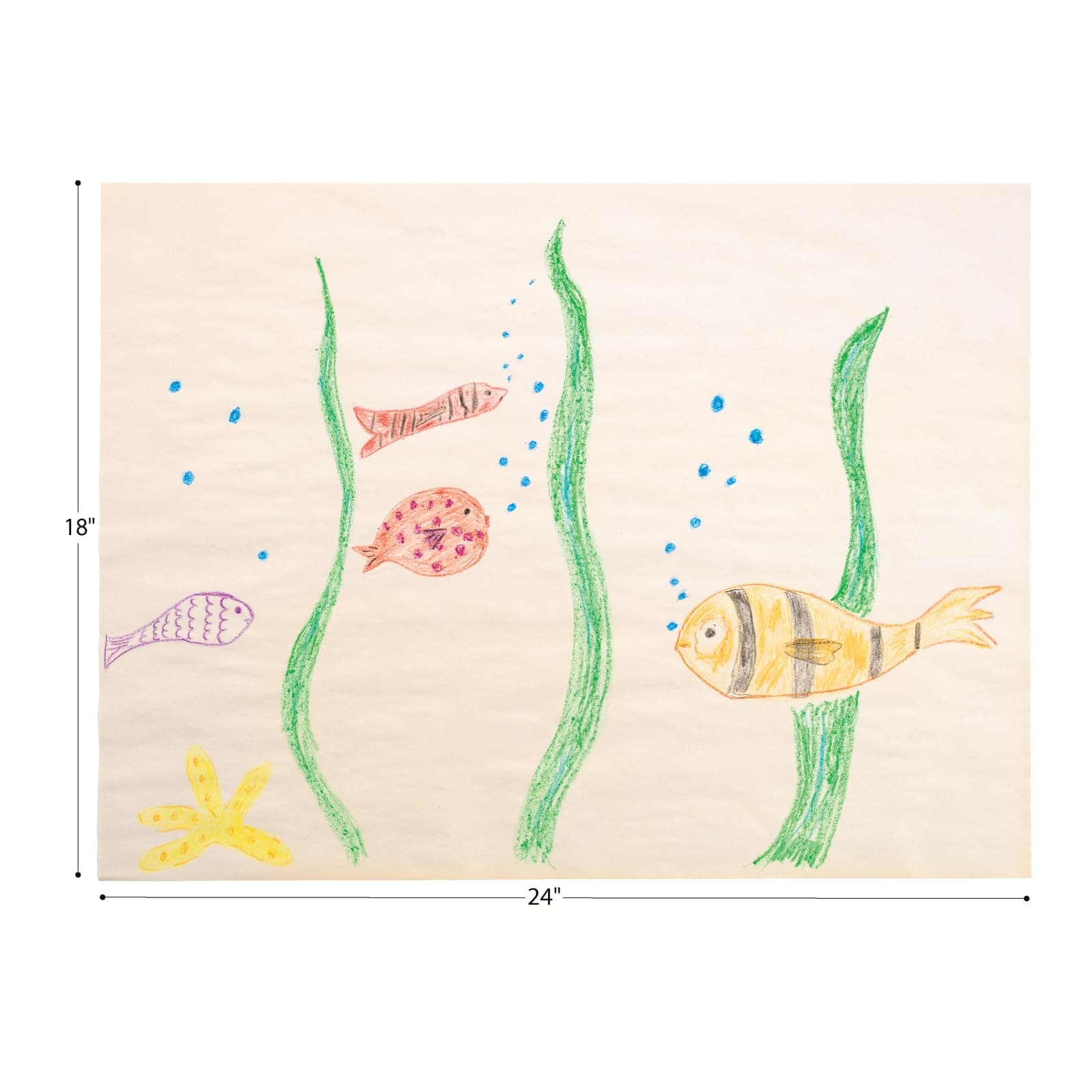 Colorations Lightweight Art Newsprint Paper, 500 Sheets, 18" x 24", 30lb Weight, - Thumbnail 5