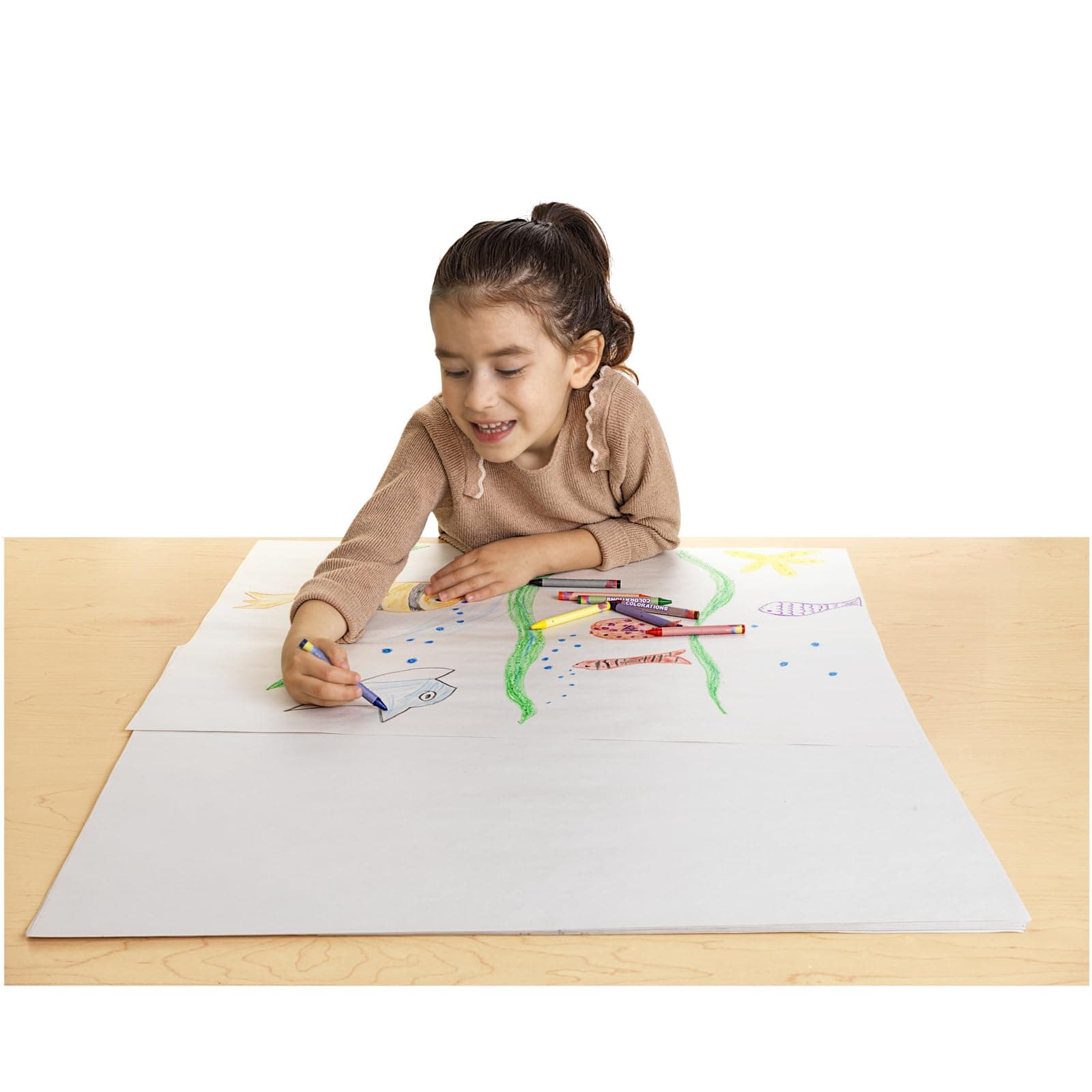 Colorations Lightweight Art Newsprint Paper, 500 Sheets, 18" x 24", 30lb Weight, - Thumbnail 7