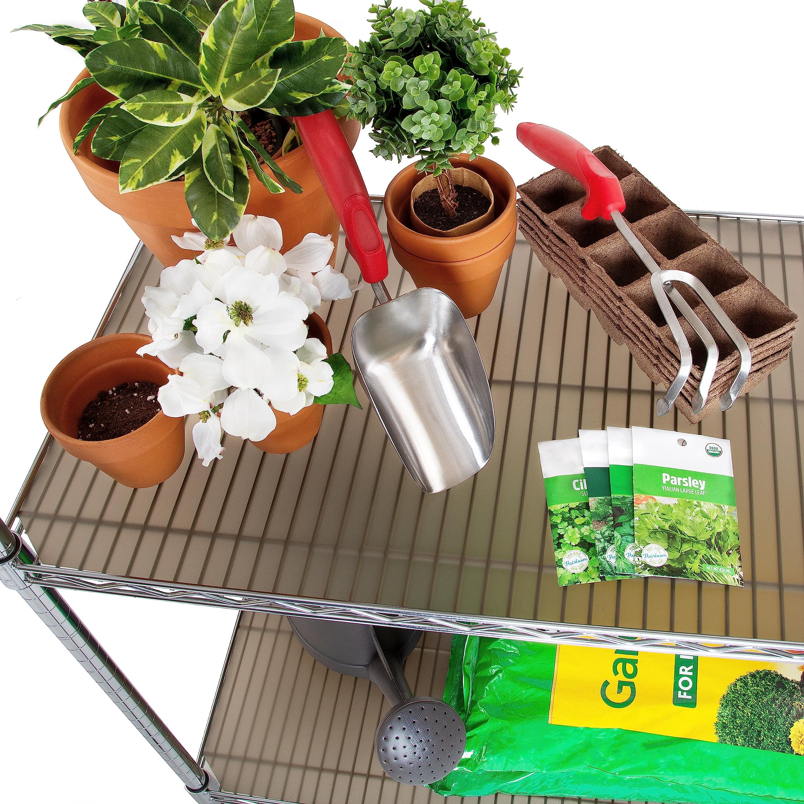 Seville Classics Heavy Duty Fitted Wire Shelf Liners Protector Mat Non Adhesive - Thumbnail 9