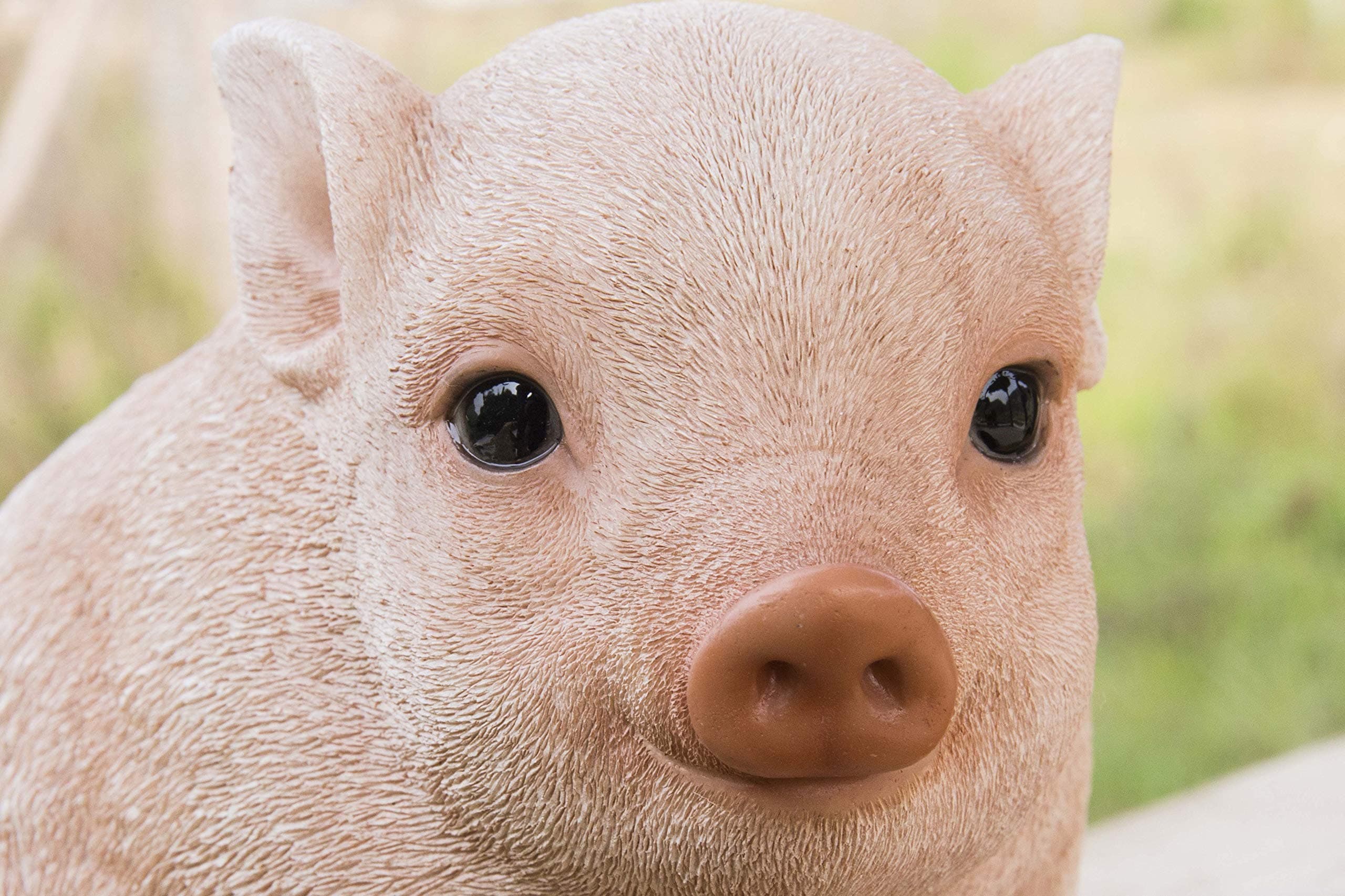 Hi-Line Gift 87685-B Chubby Piglet Sitting-Pink 5.9" x 4.33" x 4.57" - Thumbnail 2